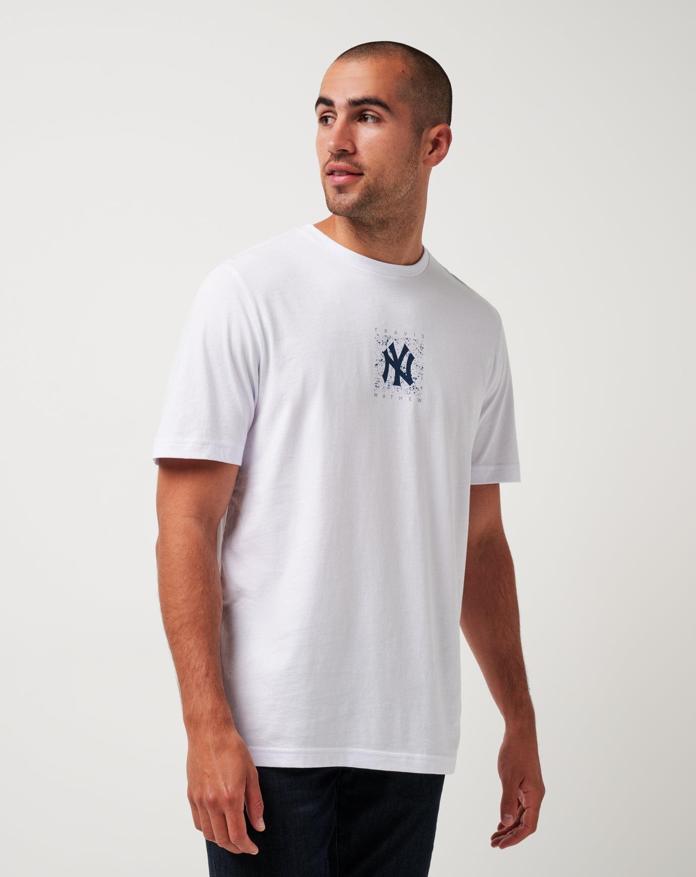 Travis Mathew Sale | New York Yankees In The Dugout Tee