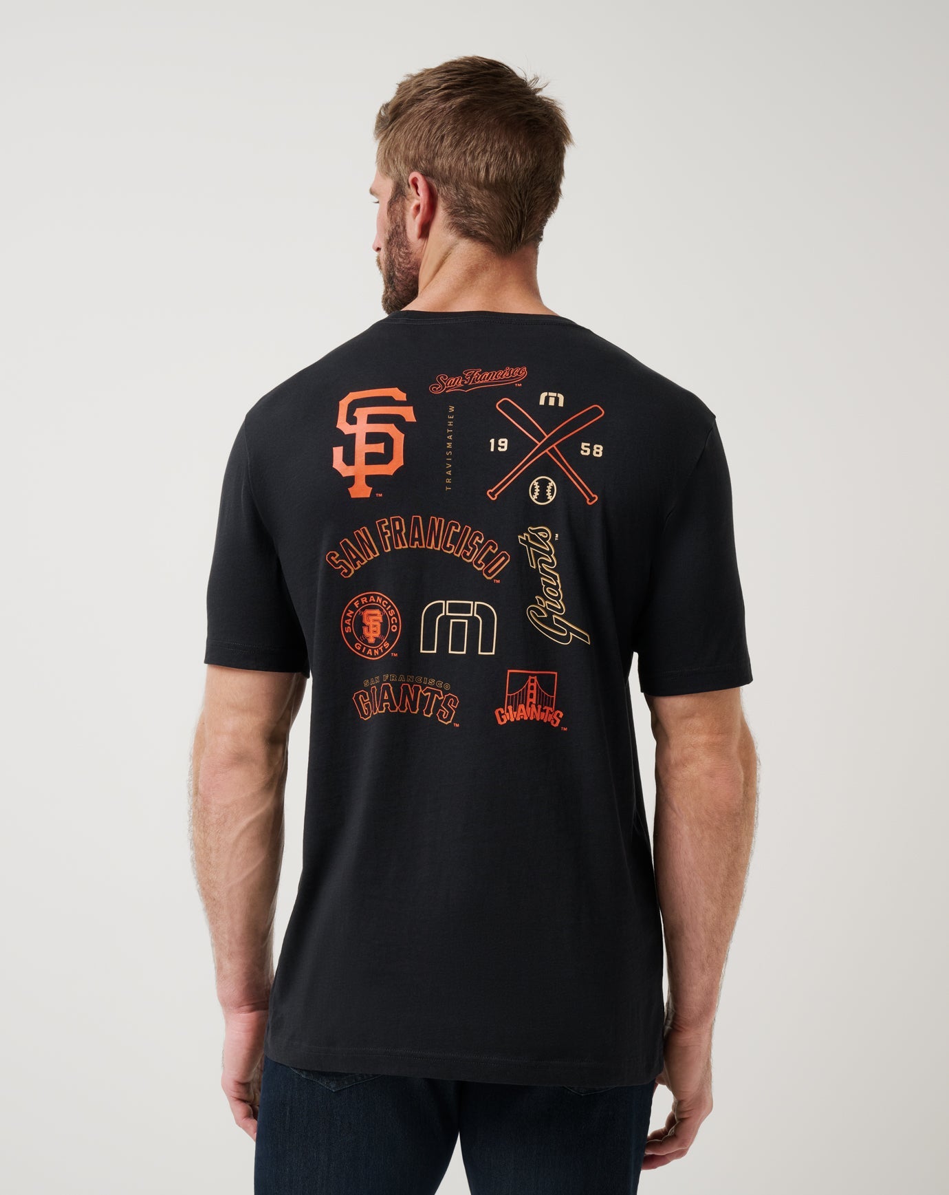 Travis Mathew Discount | San Francisco Giants Friendly Rivalry Tee