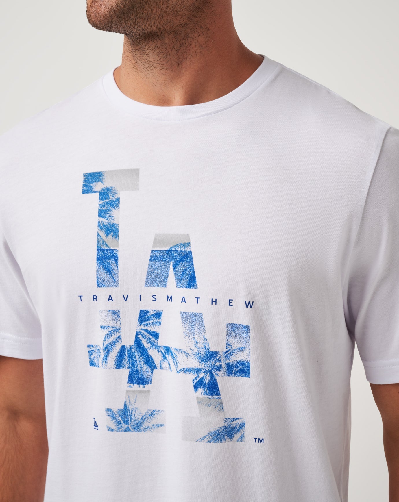 Travis Mathew Hot sale | Los Angeles Dodgers Bleacher Breeze Tee