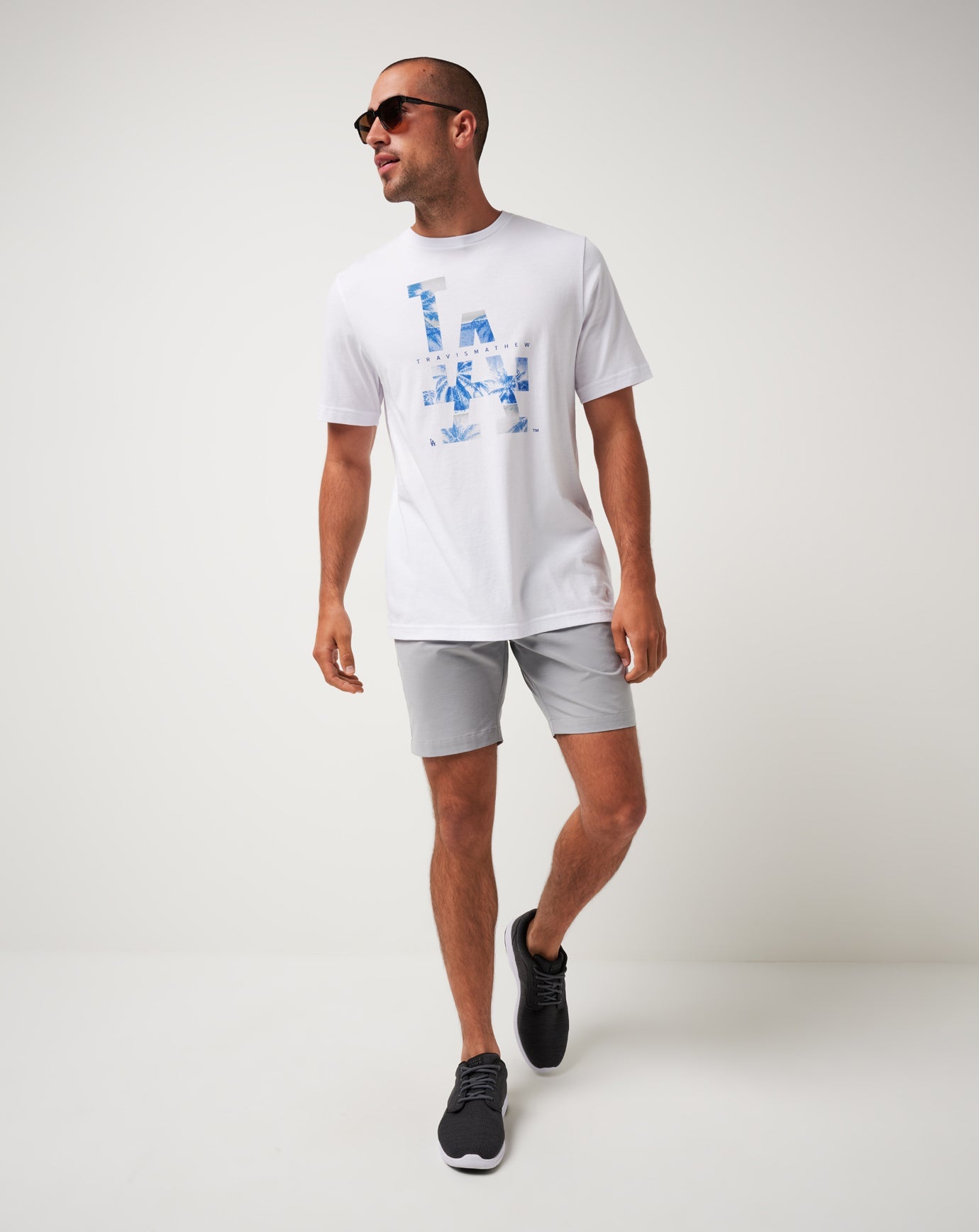 Travis Mathew Hot sale | Los Angeles Dodgers Bleacher Breeze Tee
