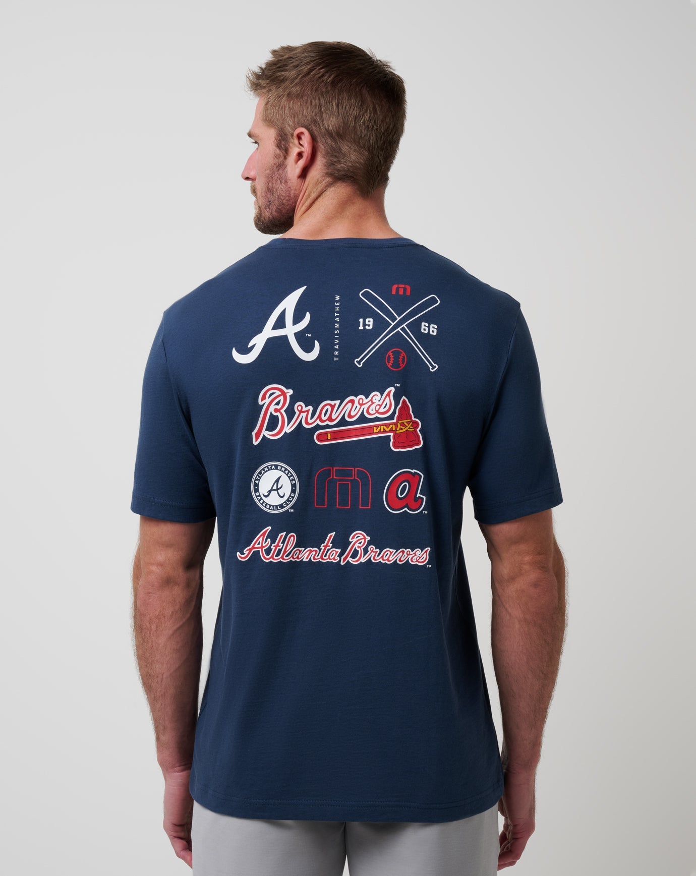 Travis Mathew Discount | Atlanta Braves Friendly Rivalry Tee