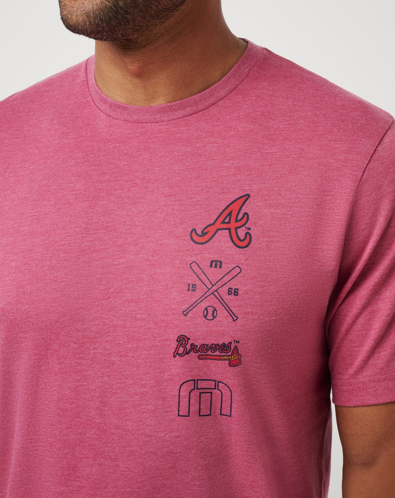 Travis Mathew Outlet | Atlanta Braves Sunset Slam 2.0 Tee