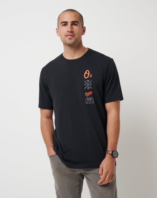 Travis Mathew New | Baltimore Orioles Sunset Slam 2.0 Tee
