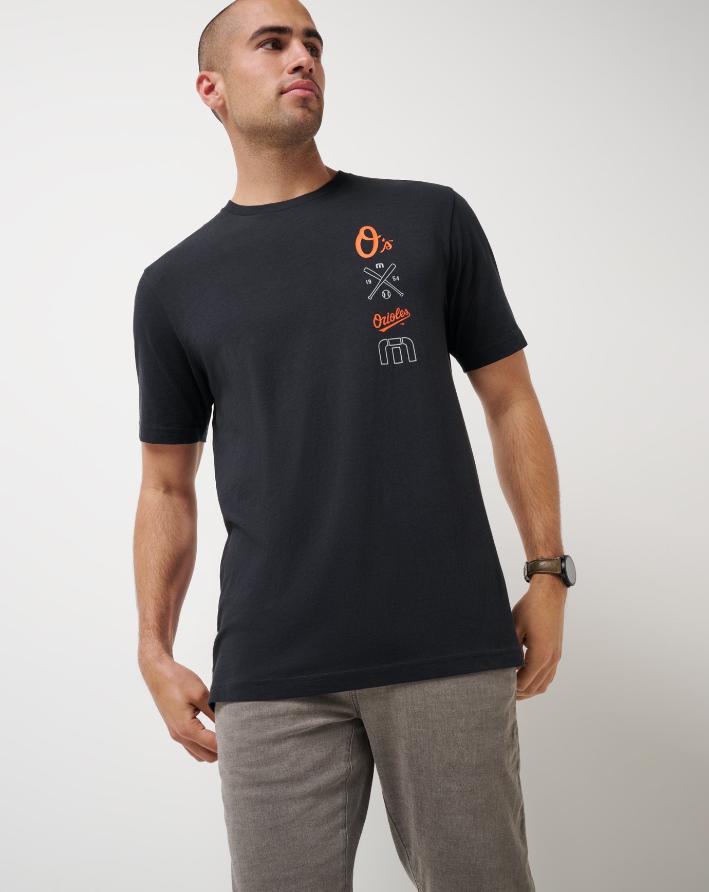 Travis Mathew New | Baltimore Orioles Sunset Slam 2.0 Tee