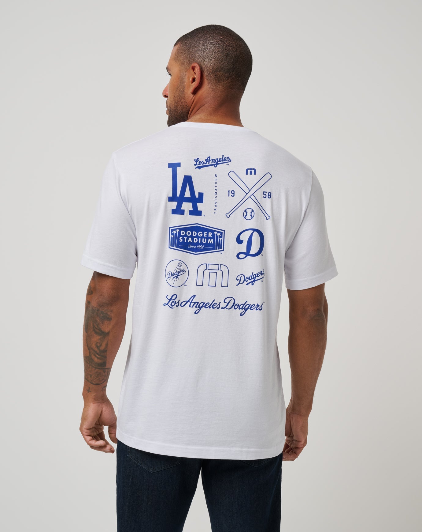 Travis Mathew Hot sale | Los Angeles Dodgers Friendly Rivalry Tee