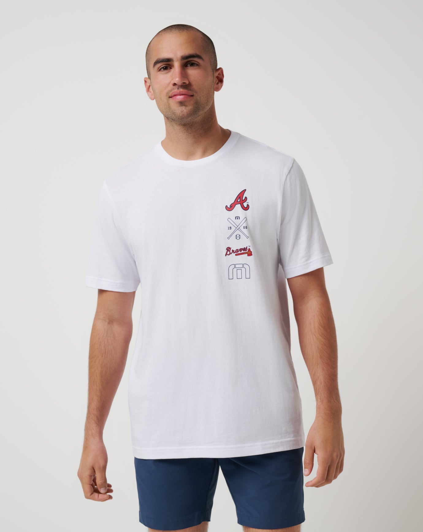 Travis Mathew Sale | Atlanta Braves Sunset Slam 2.0 Tee