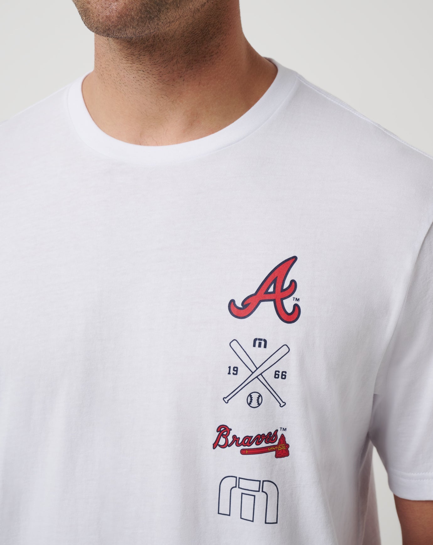 Travis Mathew Sale | Atlanta Braves Sunset Slam 2.0 Tee