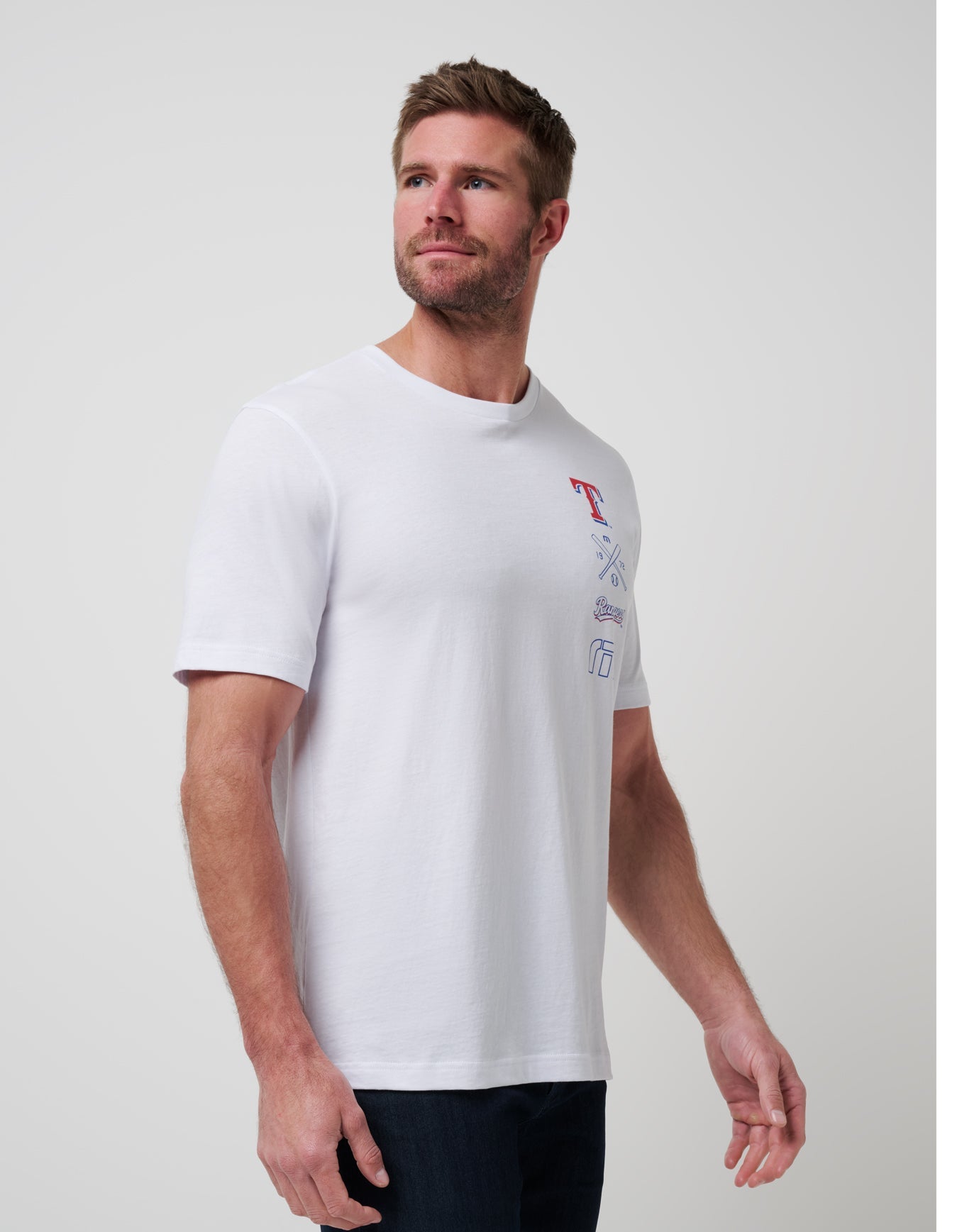 Travis Mathew New | Texas Rangers Sunset Slam 2.0 Tee