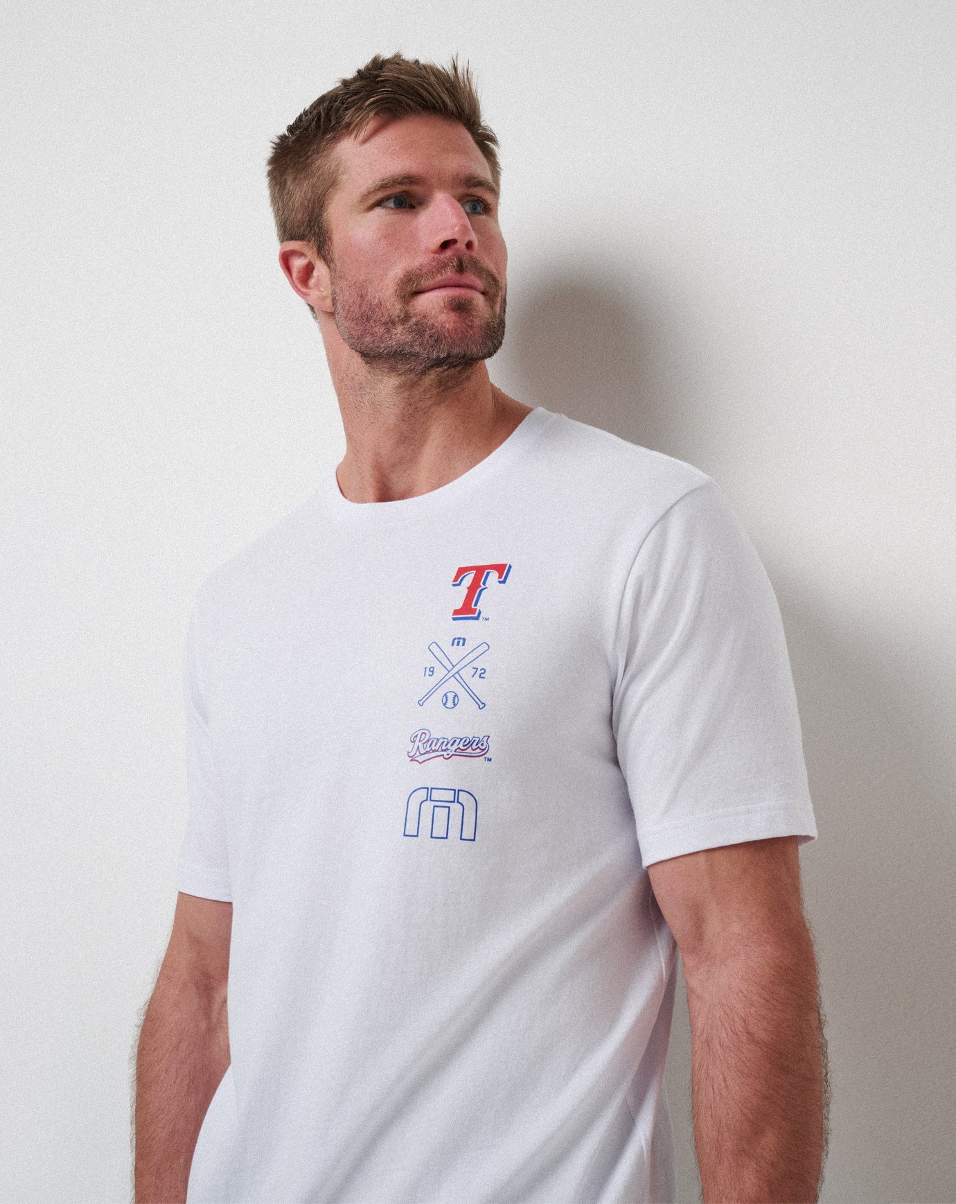 Travis Mathew New | Texas Rangers Sunset Slam 2.0 Tee