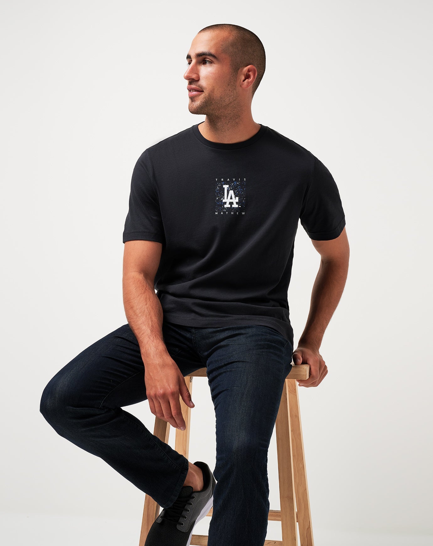 Travis Mathew | Los Angeles Dodgers In The Dugout Tee