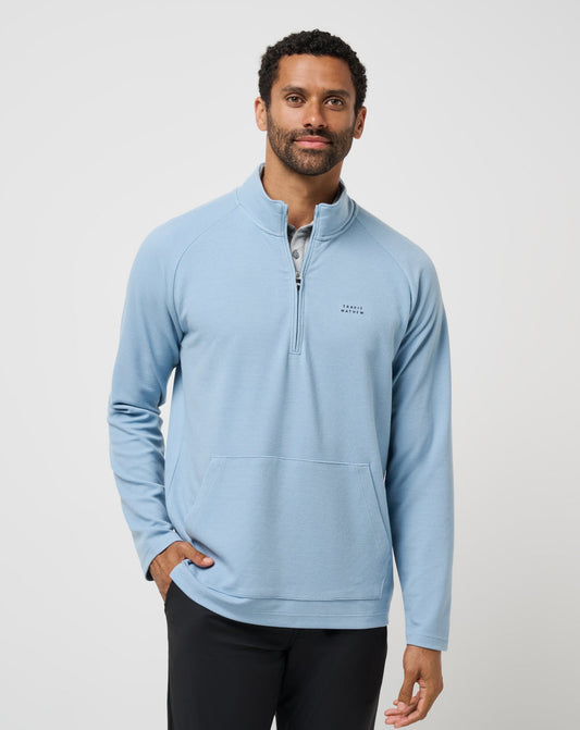 Travis Mathew Sale | Performance Waffle Quarter Zip