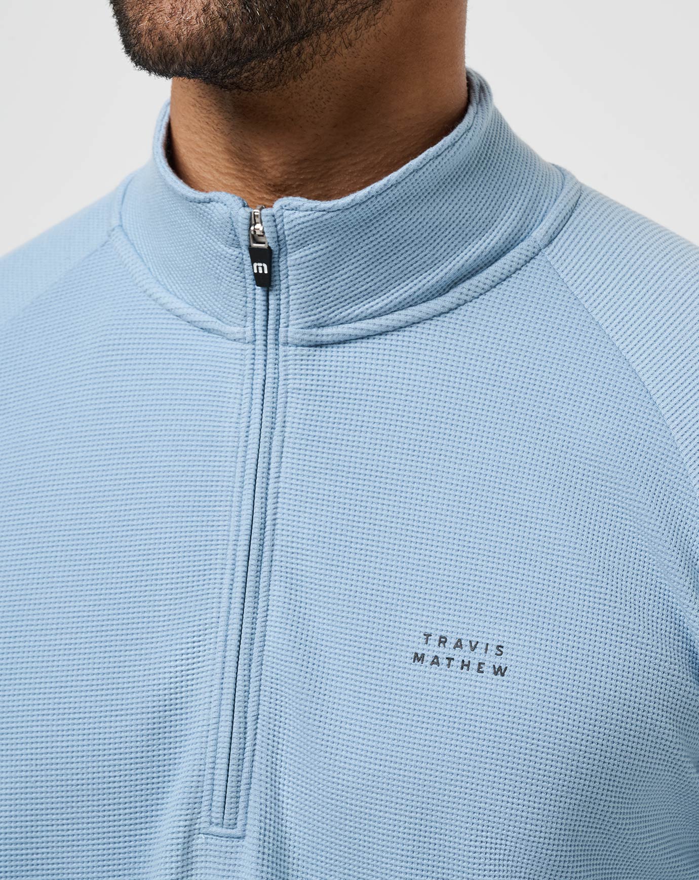 Travis Mathew Sale | Performance Waffle Quarter Zip