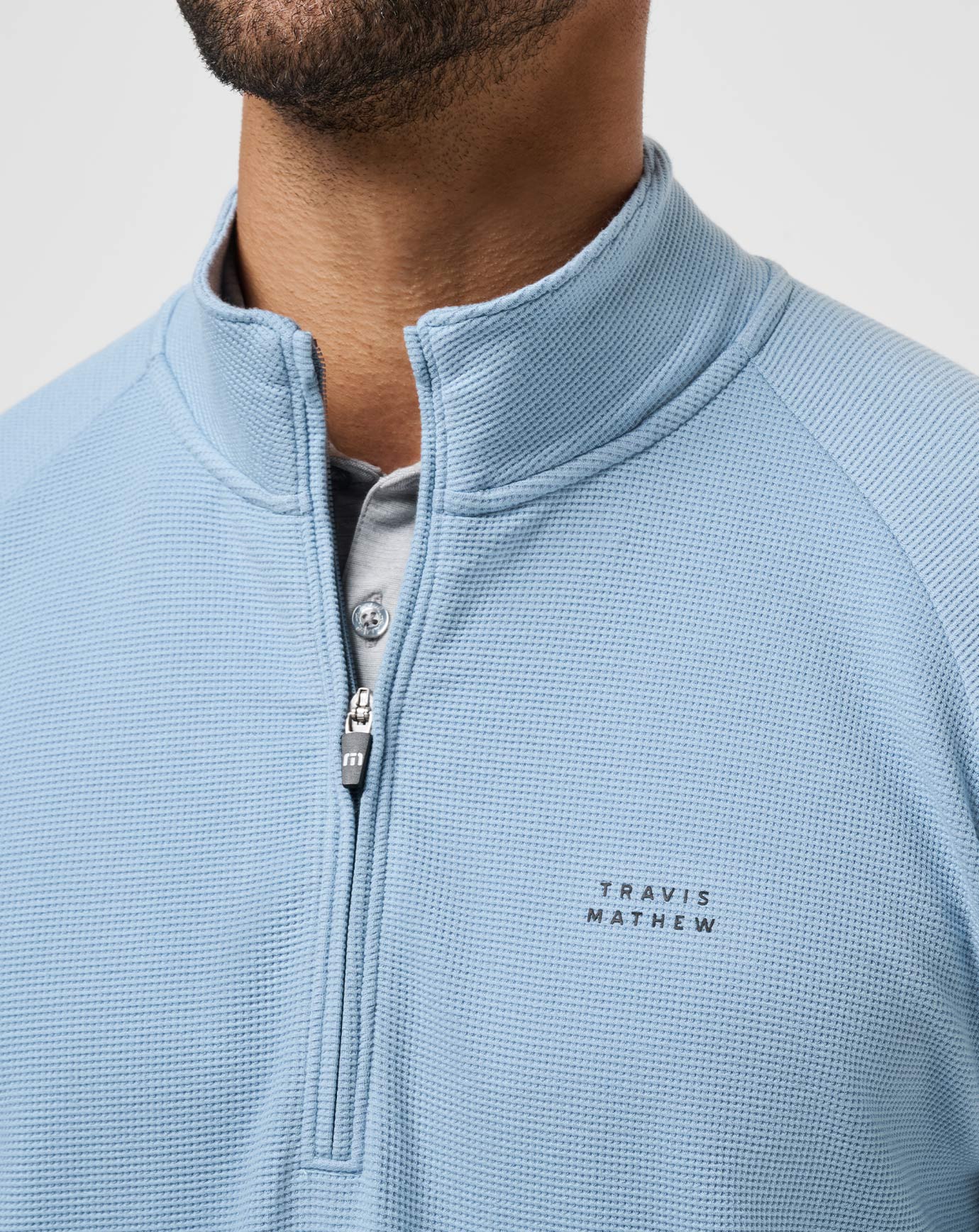 Travis Mathew Sale | Performance Waffle Quarter Zip
