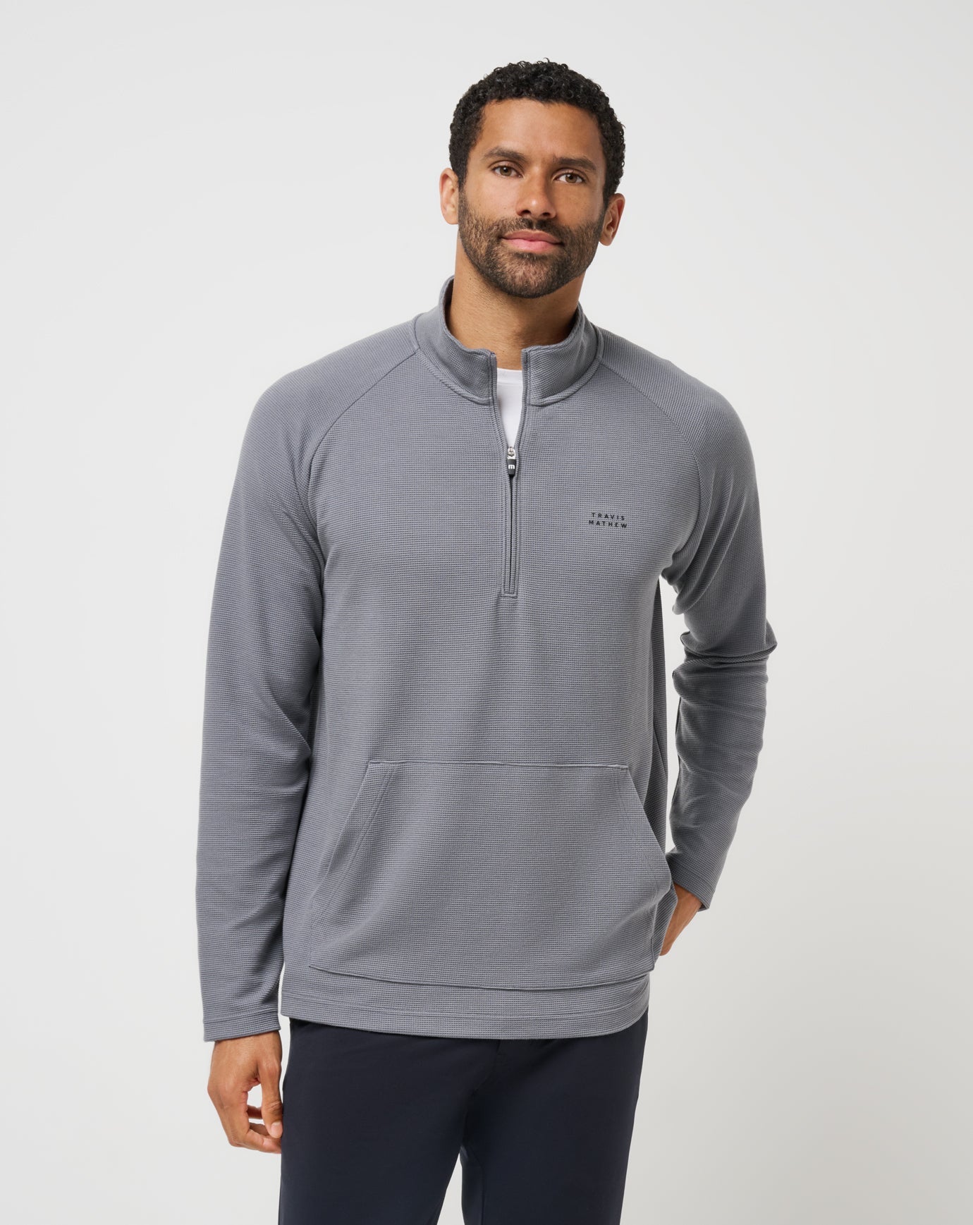 Travis Mathew Outlet | Performance Waffle Quarter Zip