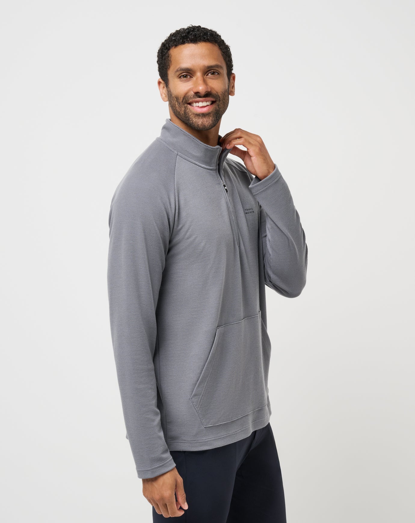 Travis Mathew Outlet | Performance Waffle Quarter Zip