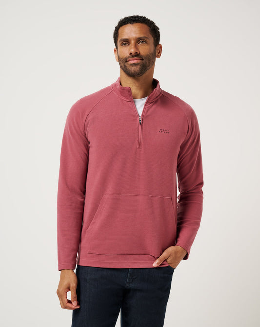 Travis Mathew On Sale | Performance Waffle Quarter Zip