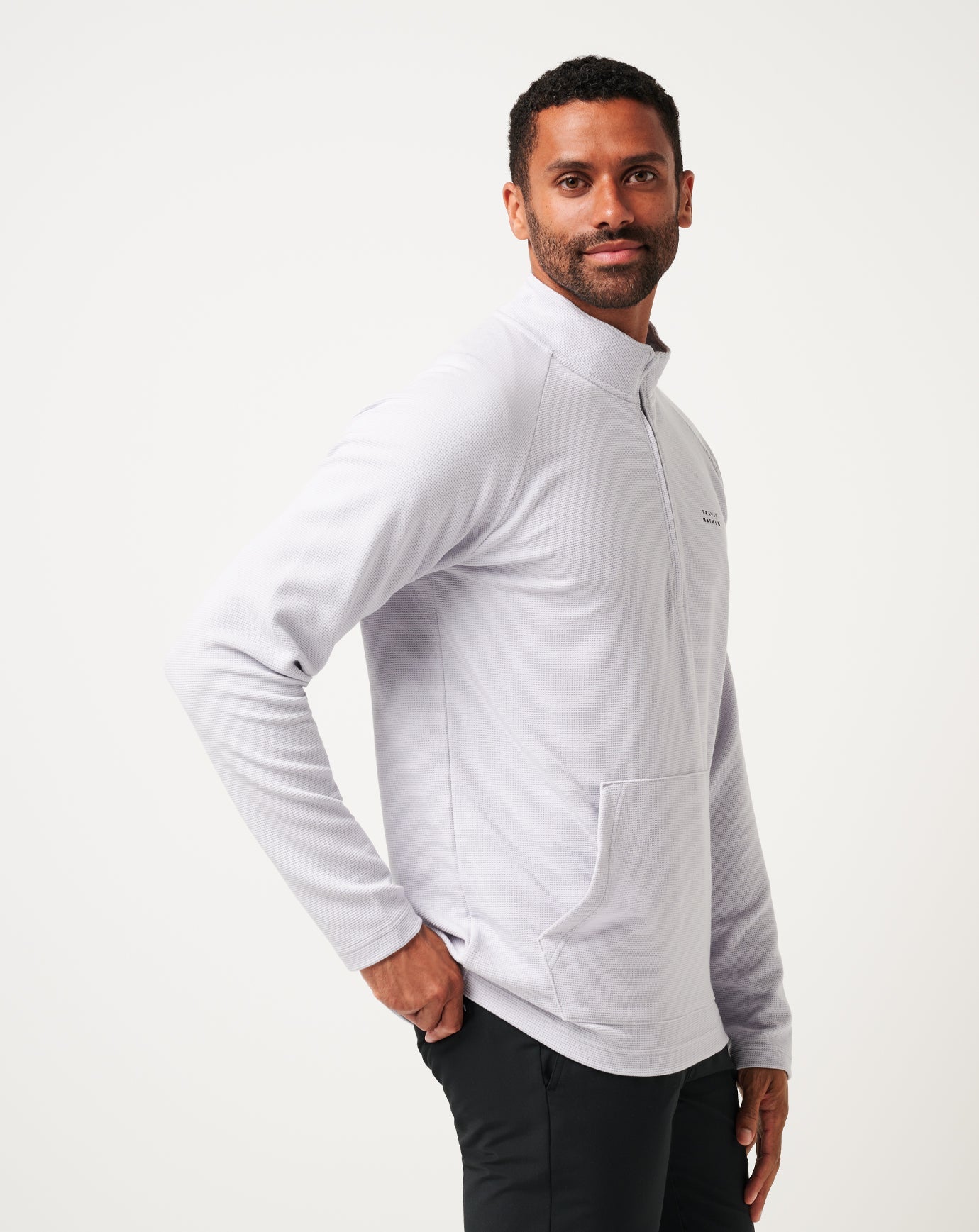 Travis Mathew Sale | Performance Waffle Quarter Zip