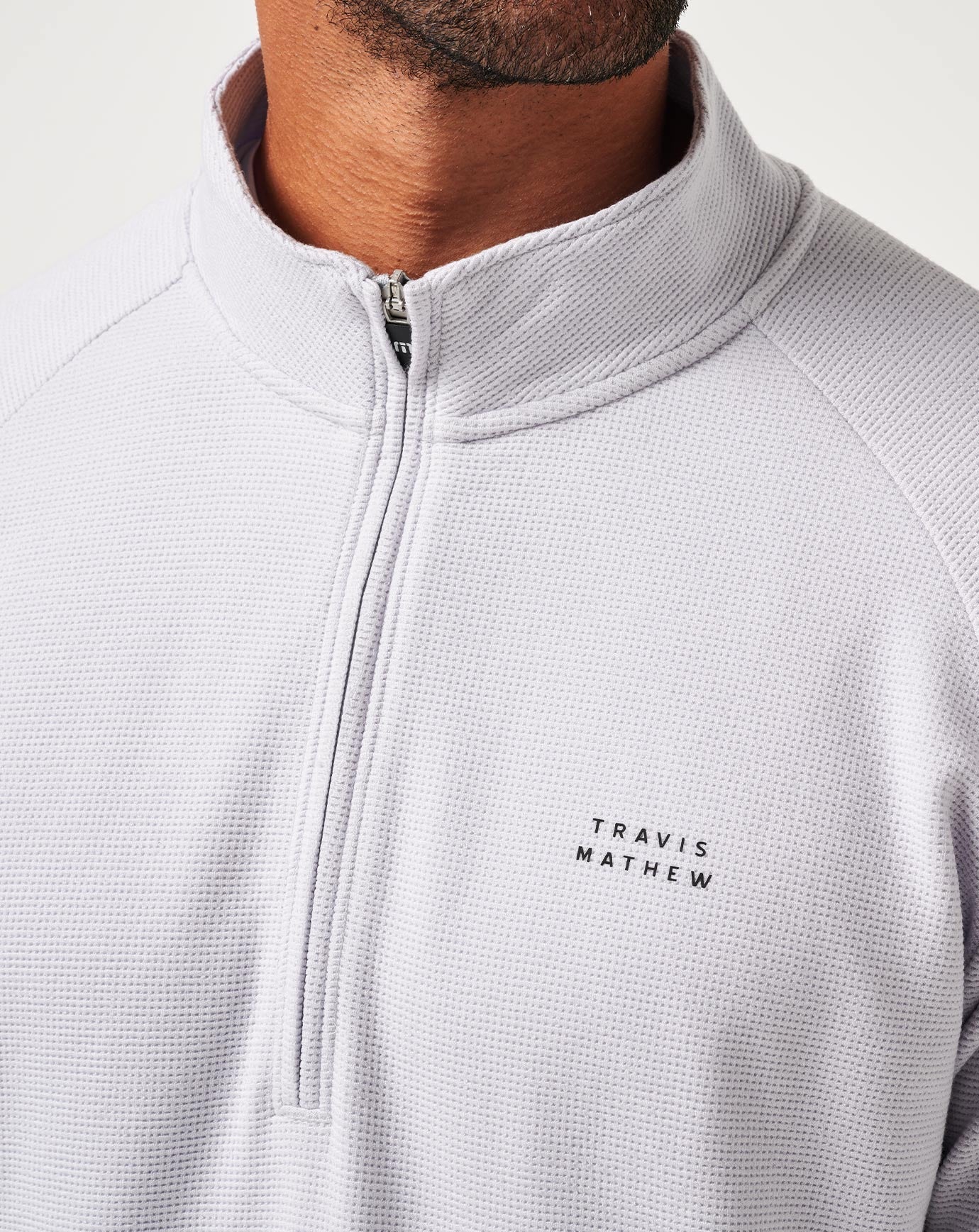 Travis Mathew Sale | Performance Waffle Quarter Zip