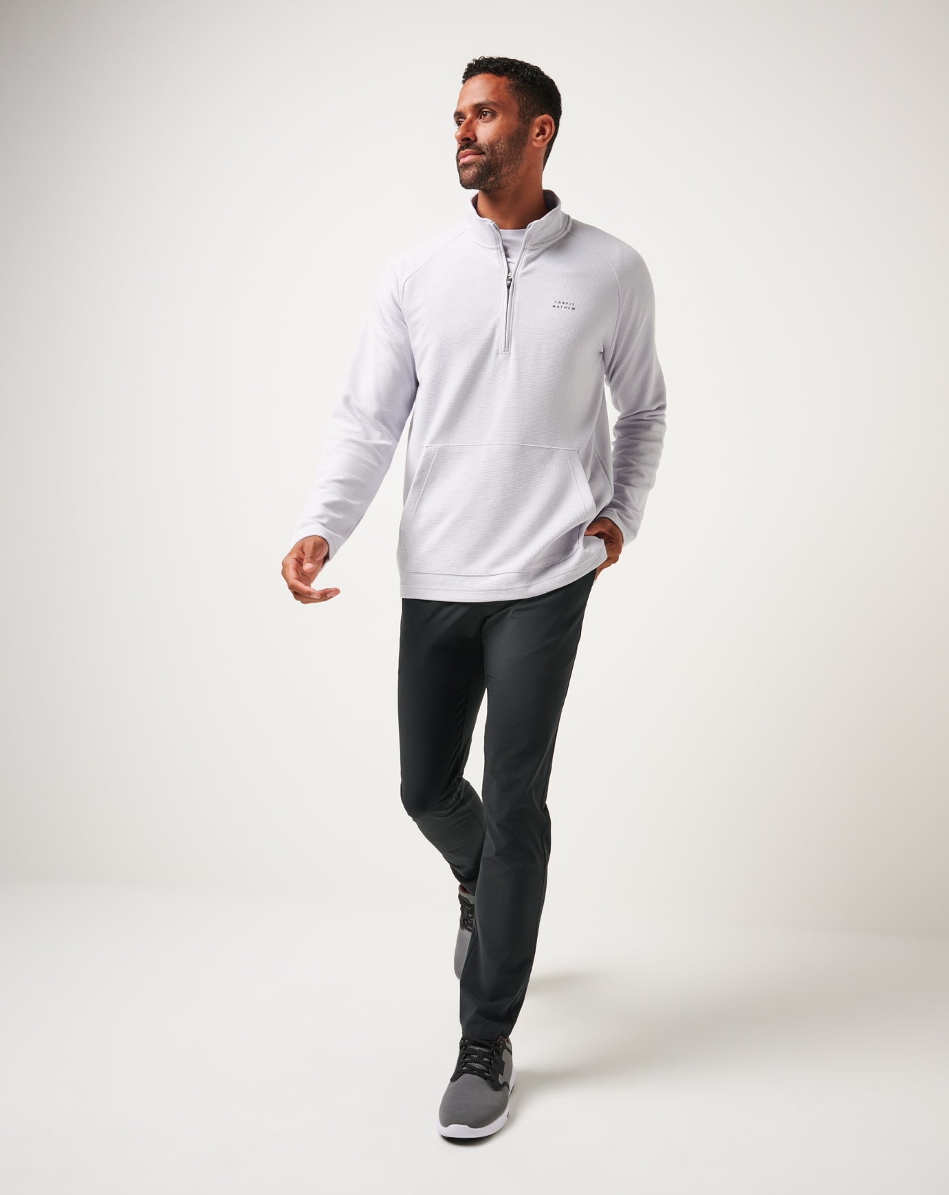 Travis Mathew Sale | Performance Waffle Quarter Zip
