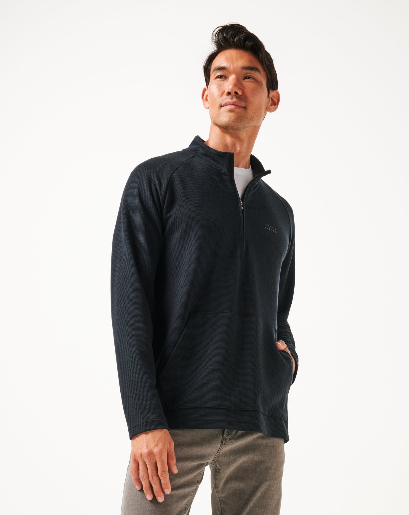Travis Mathew For sale | Performance Waffle Quarter Zip