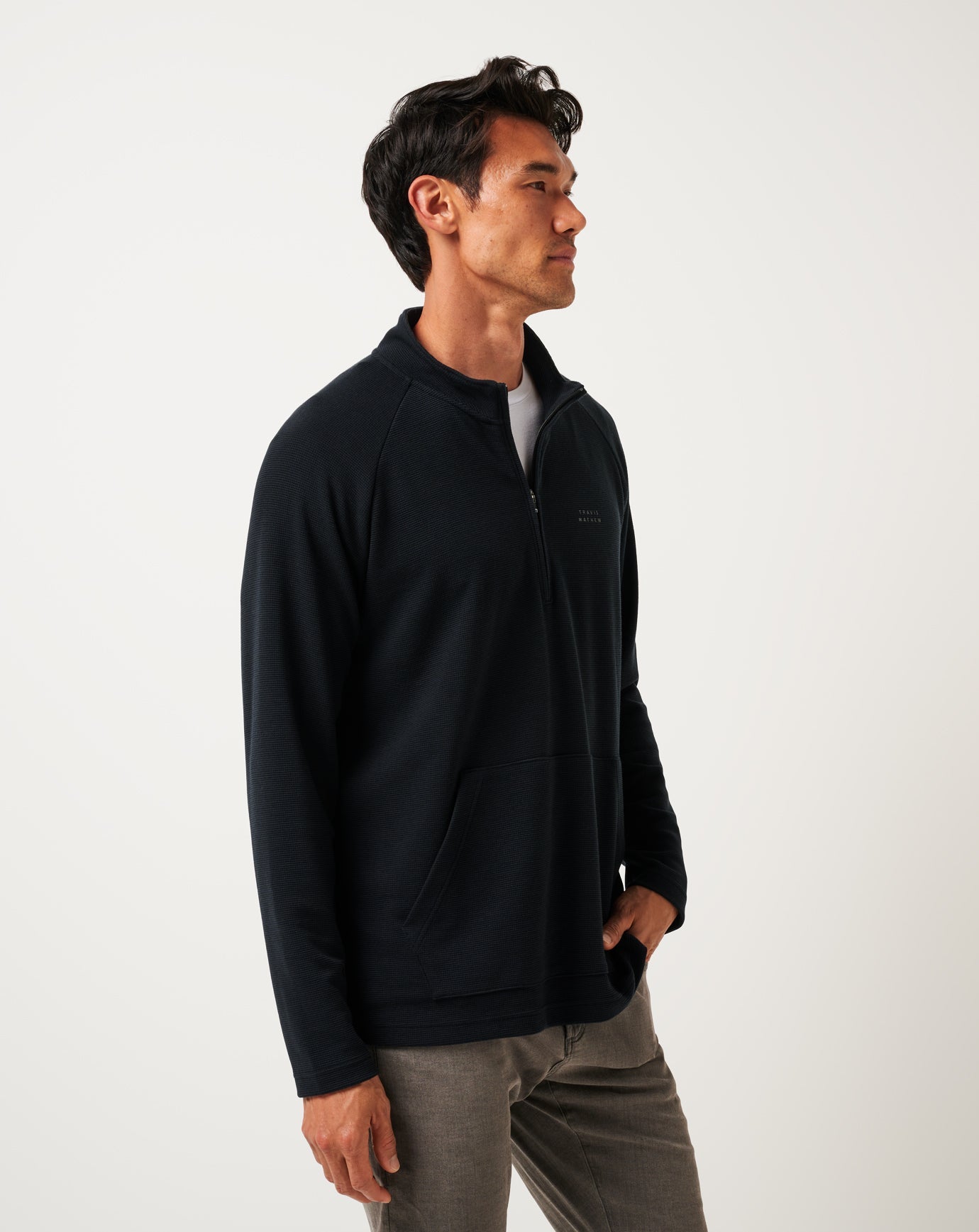 Travis Mathew For sale | Performance Waffle Quarter Zip