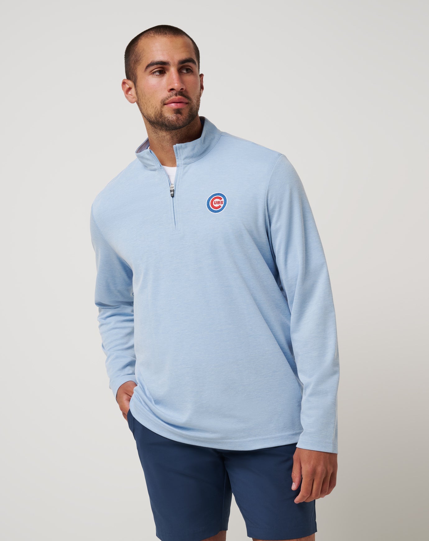Travis Mathew Discount | Chicago Cubs Time To Tailgate Quarter Zip