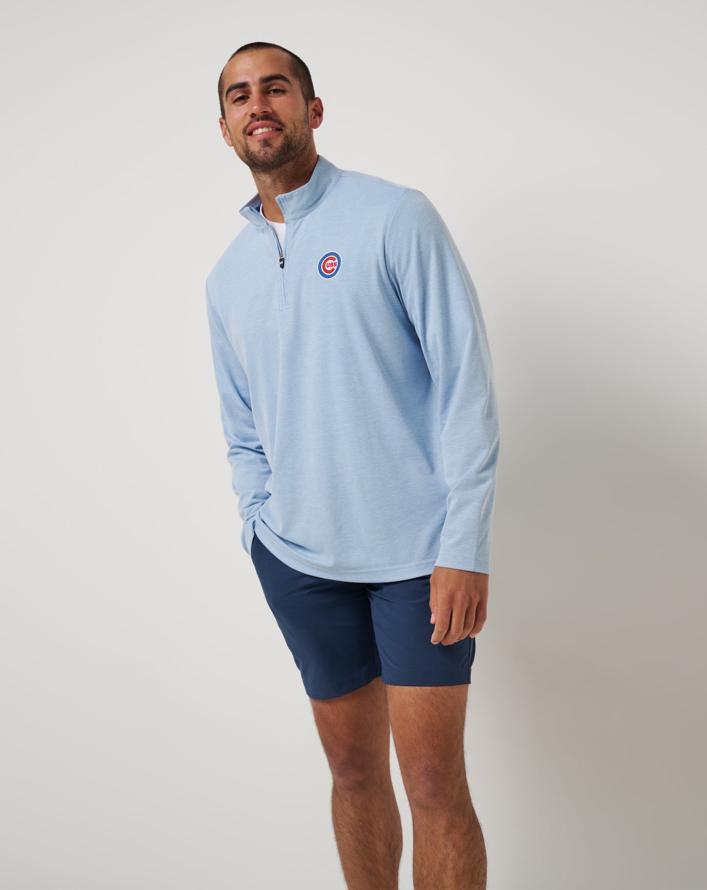 Travis Mathew Discount | Chicago Cubs Time To Tailgate Quarter Zip