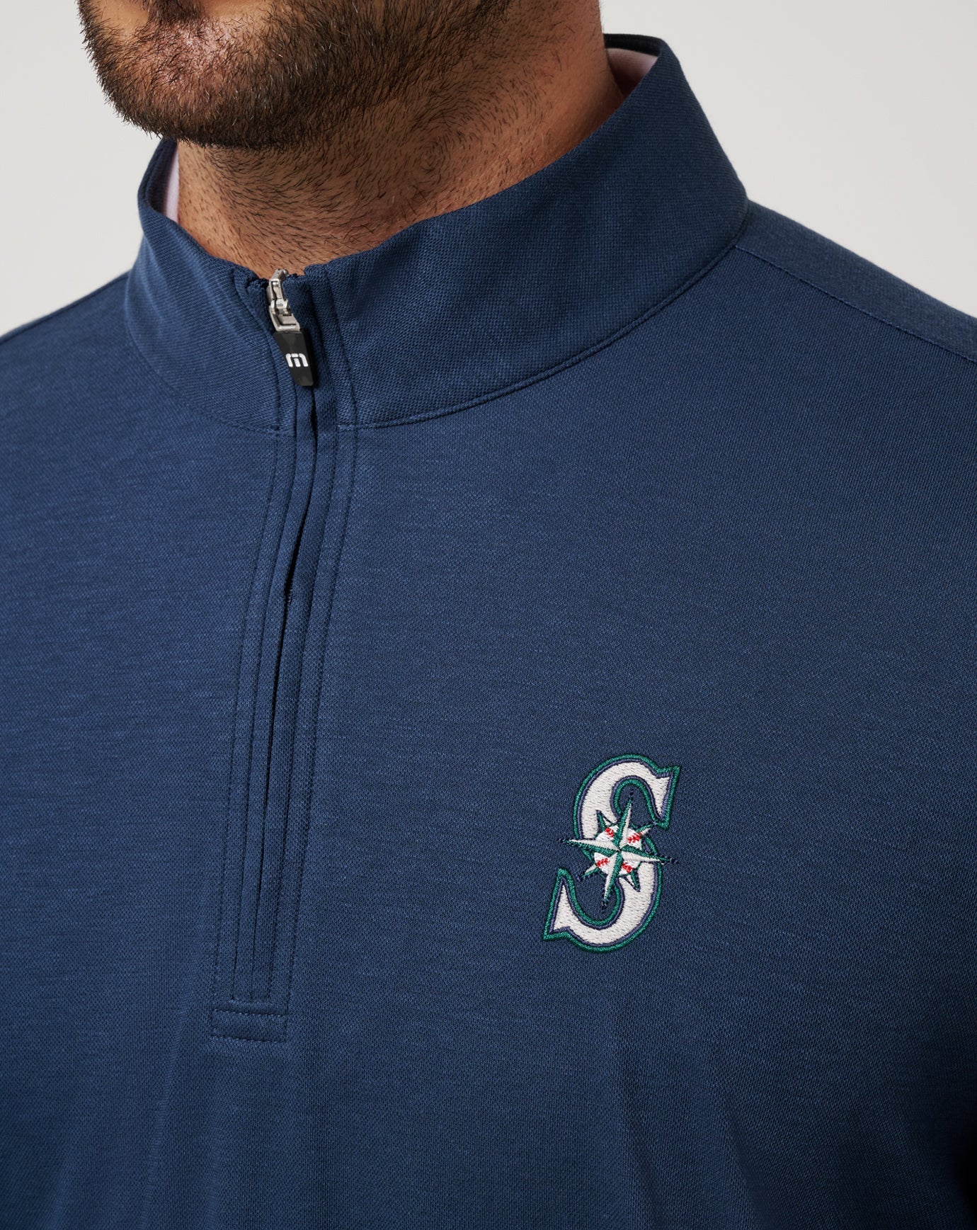 Travis Mathew Outlet | Seattle Mariners Time To Tailgate Quarter Zip