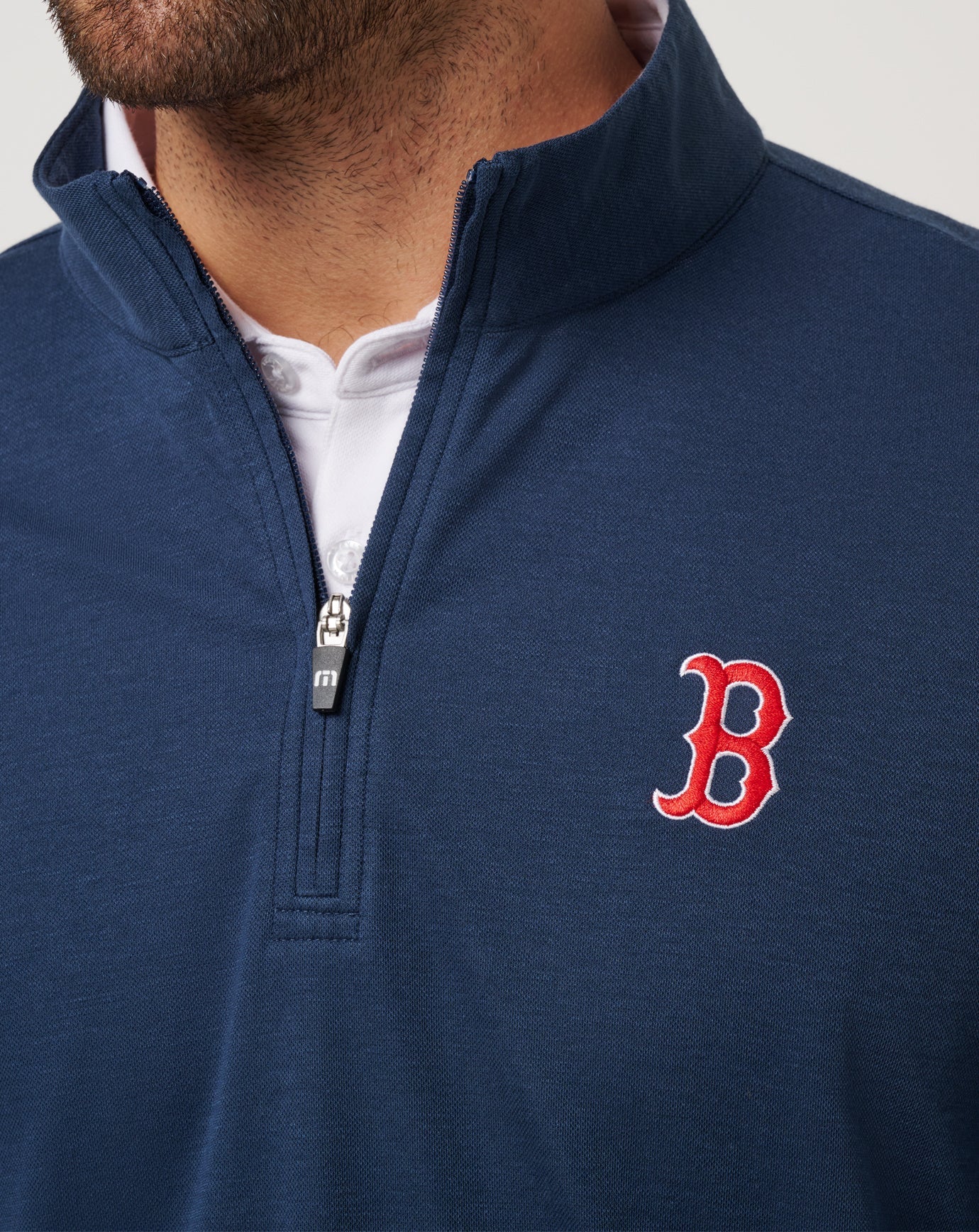 Travis Mathew New | Boston Red Sox Time To Tailgate Quarter Zip