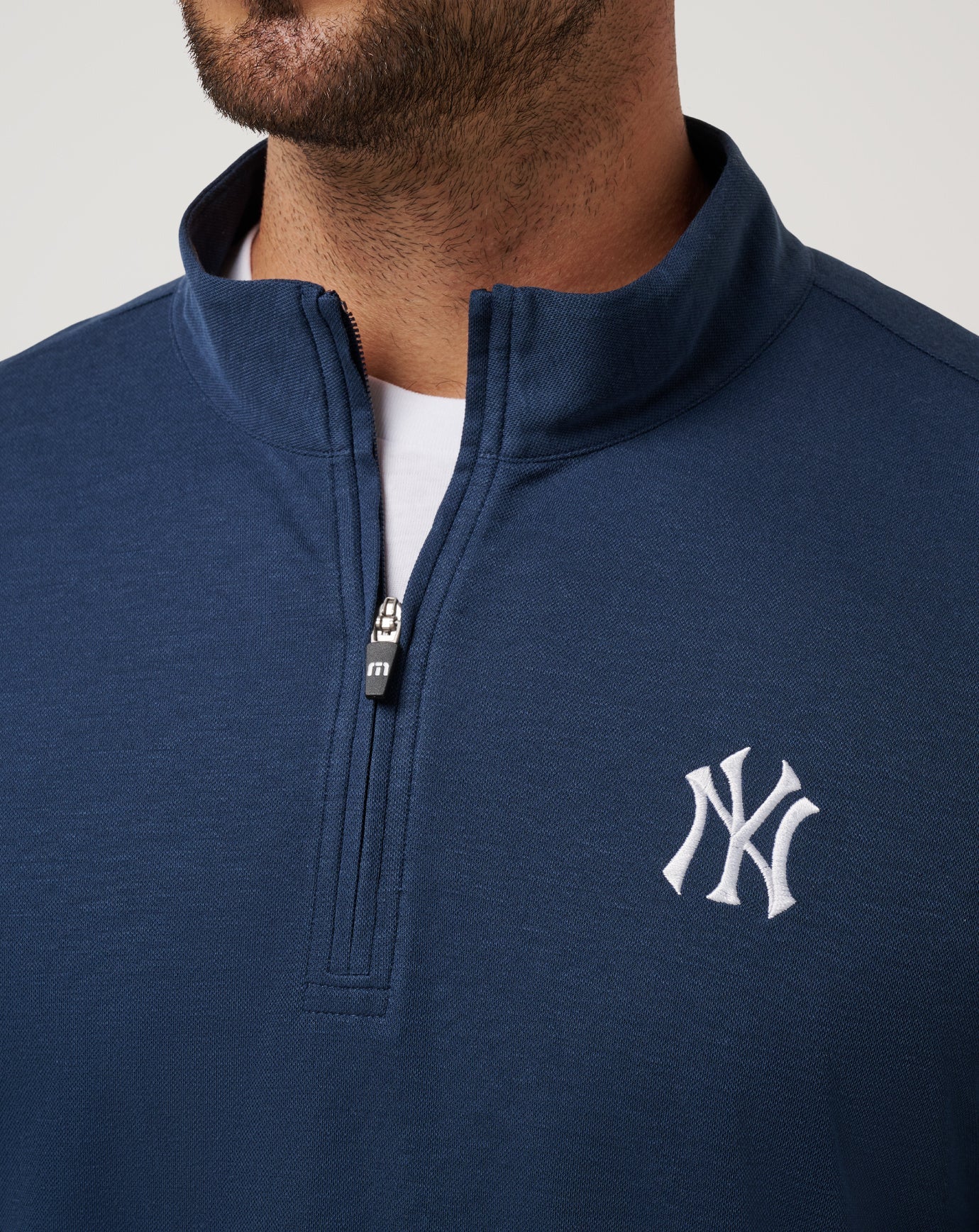 Travis Mathew Hot sale | New York Yankees Time To Tailgate Quarter Zip