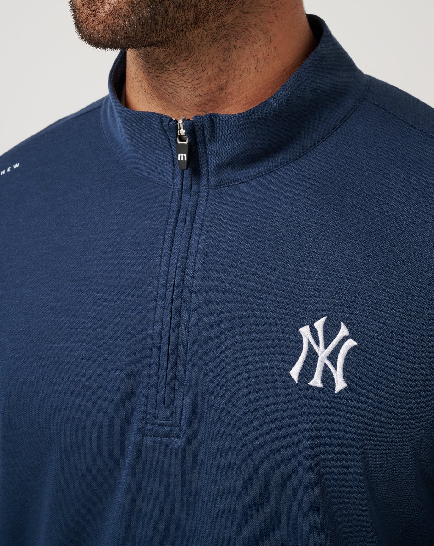 Travis Mathew Hot sale | New York Yankees Time To Tailgate Quarter Zip