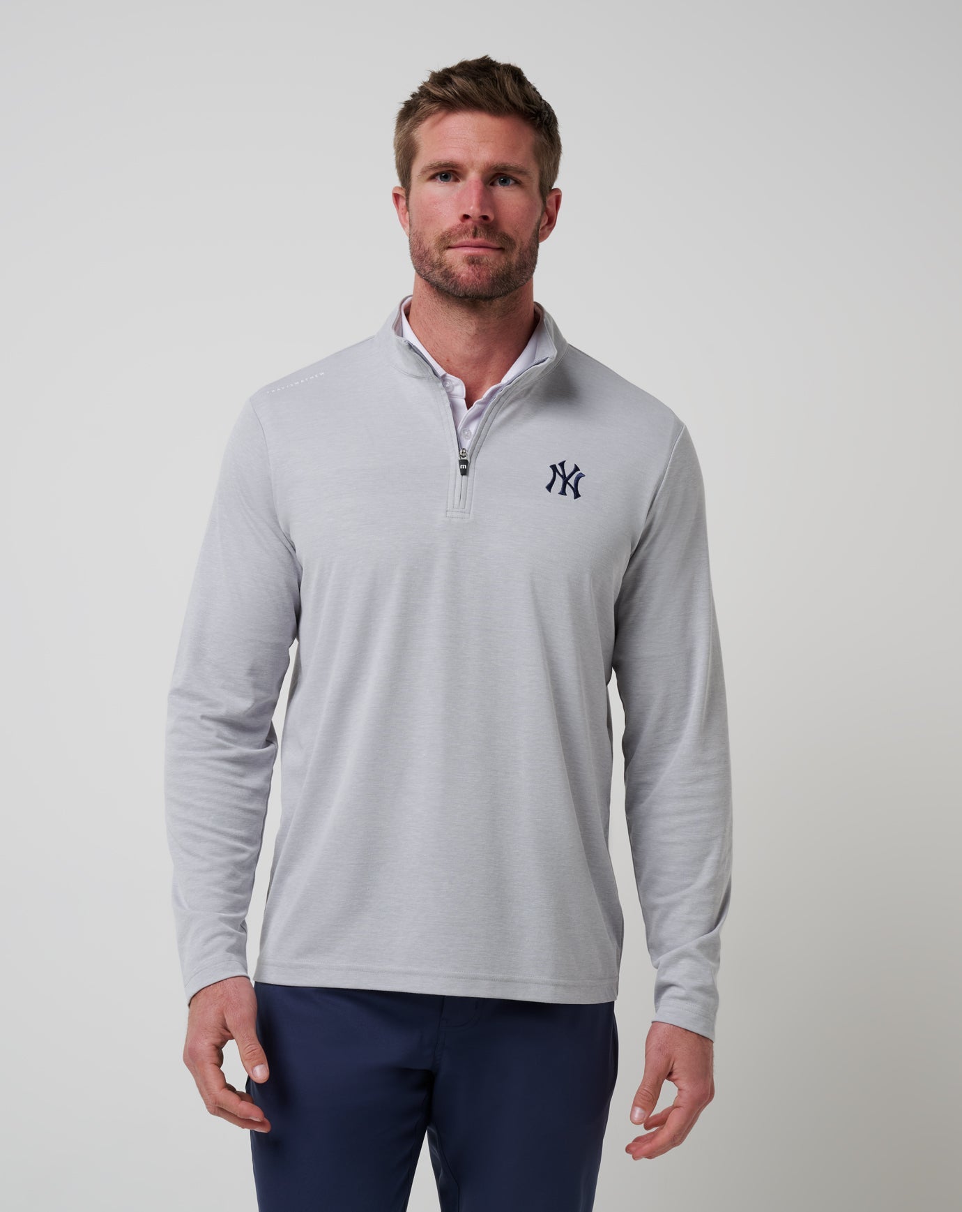 Travis Mathew For sale | New York Yankees Time To Tailgate Quarter Zip