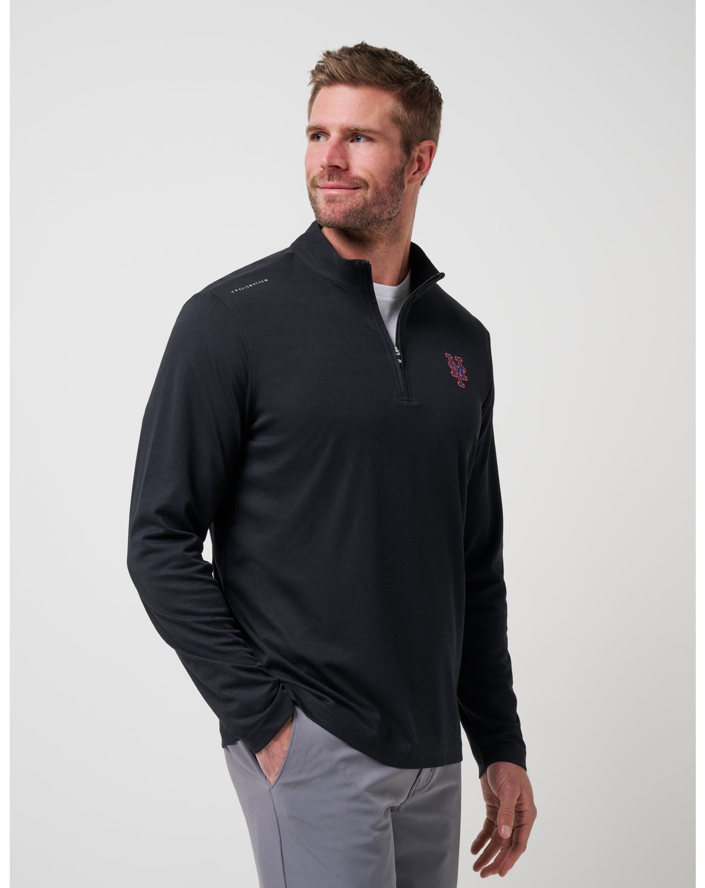 Travis Mathew US | New York Mets Time To Tailgate Quarter Zip