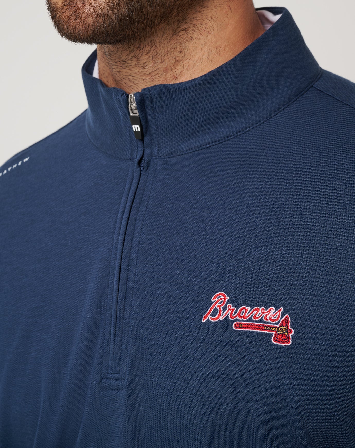 Travis Mathew Online | Atlanta Braves Time To Tailgate Quarter Zip