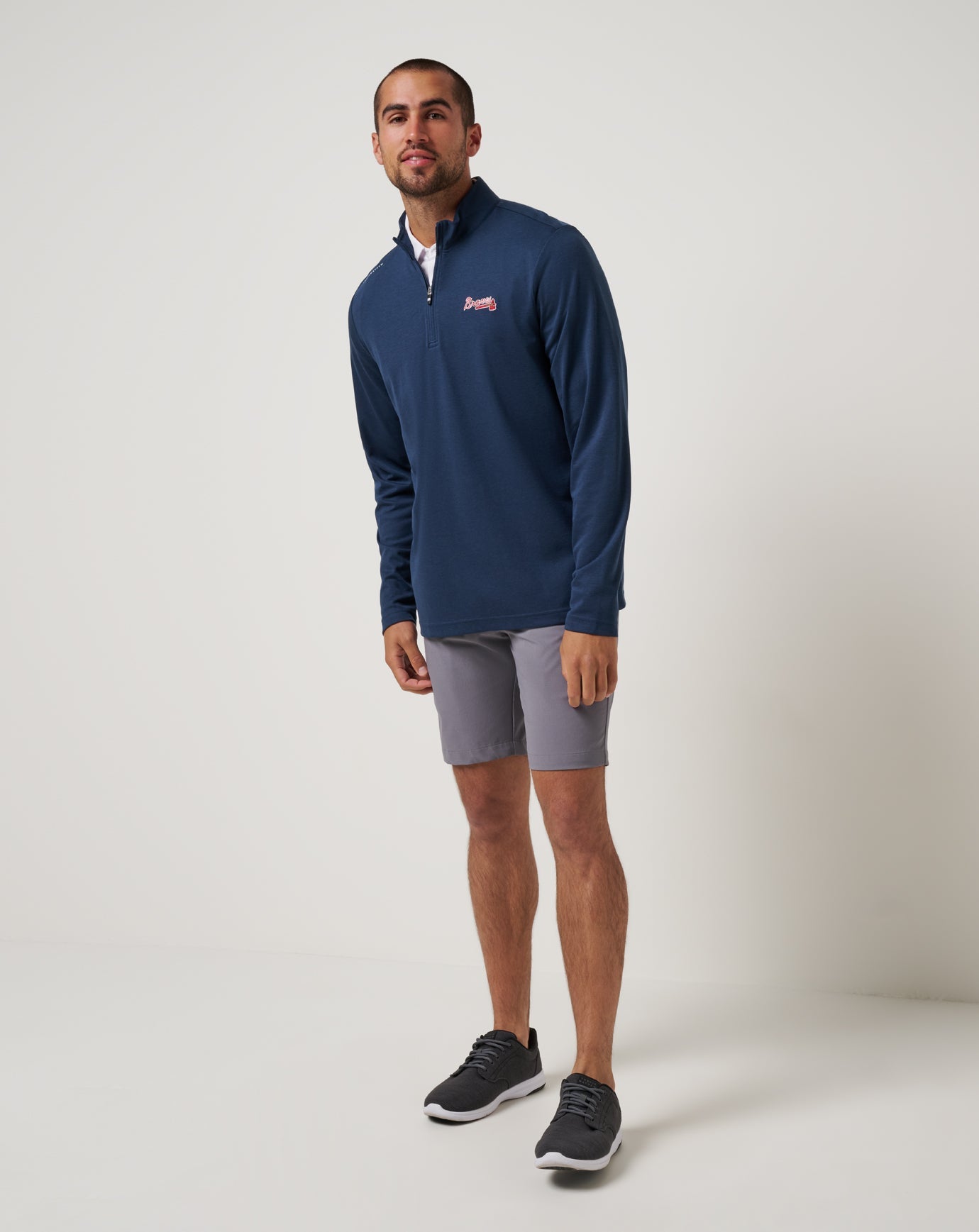 Travis Mathew Online | Atlanta Braves Time To Tailgate Quarter Zip