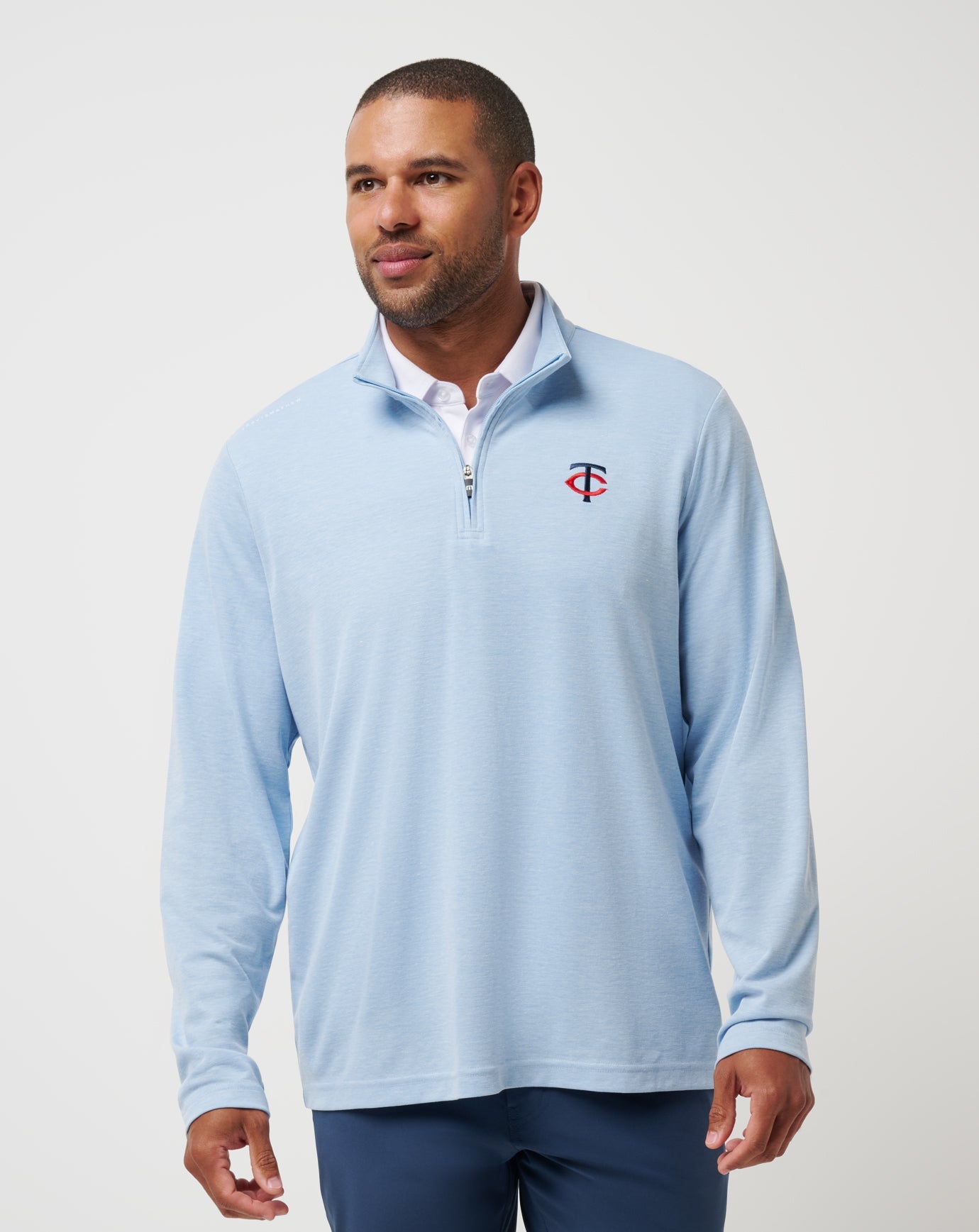 Travis Mathew Outlet | Minnesota Twins Time To Tailgate Quarter Zip