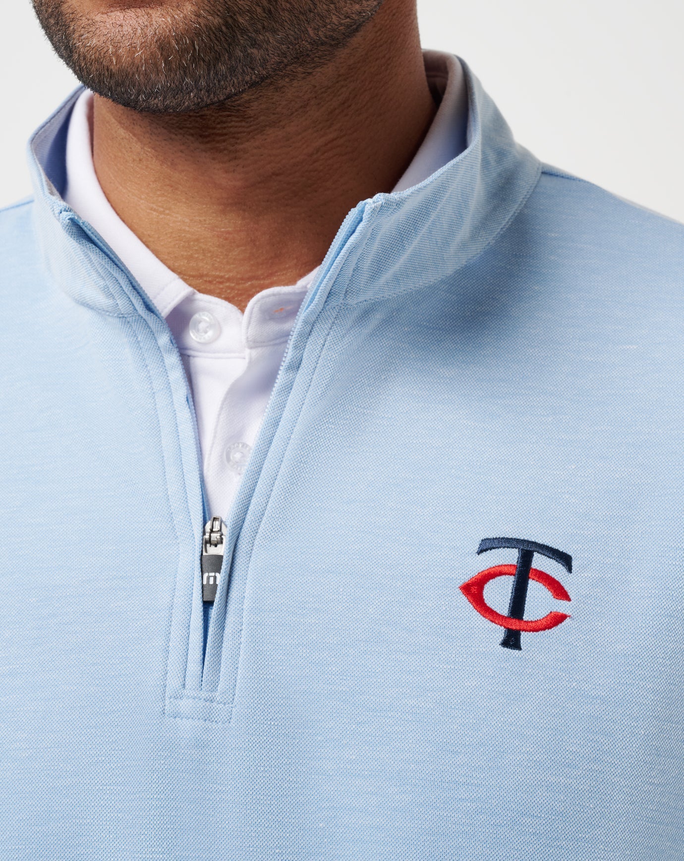 Travis Mathew Outlet | Minnesota Twins Time To Tailgate Quarter Zip
