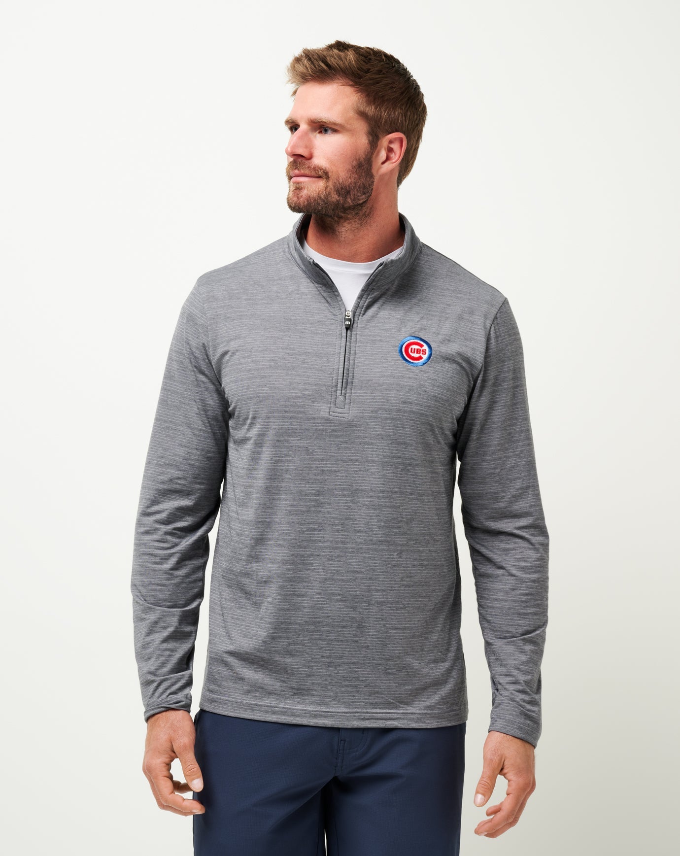 Travis Mathew New | Chicago Cubs The Heater Quarter Zip