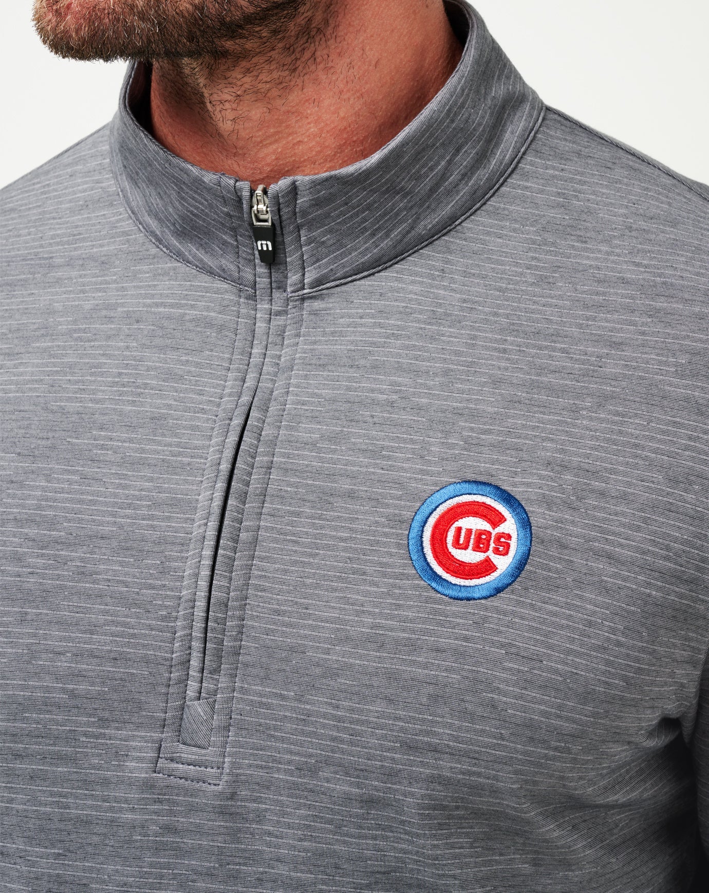 Travis Mathew New | Chicago Cubs The Heater Quarter Zip
