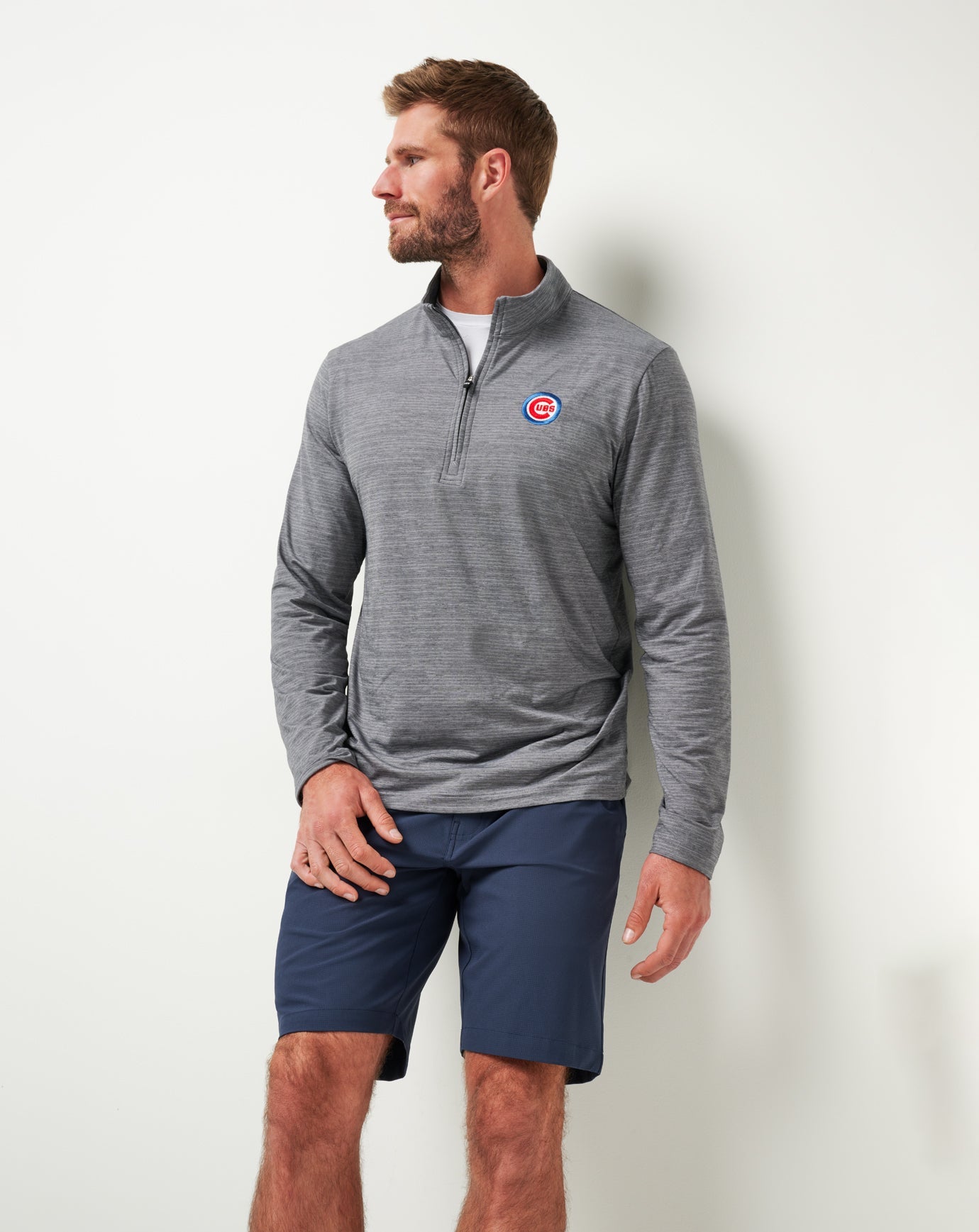 Travis Mathew New | Chicago Cubs The Heater Quarter Zip