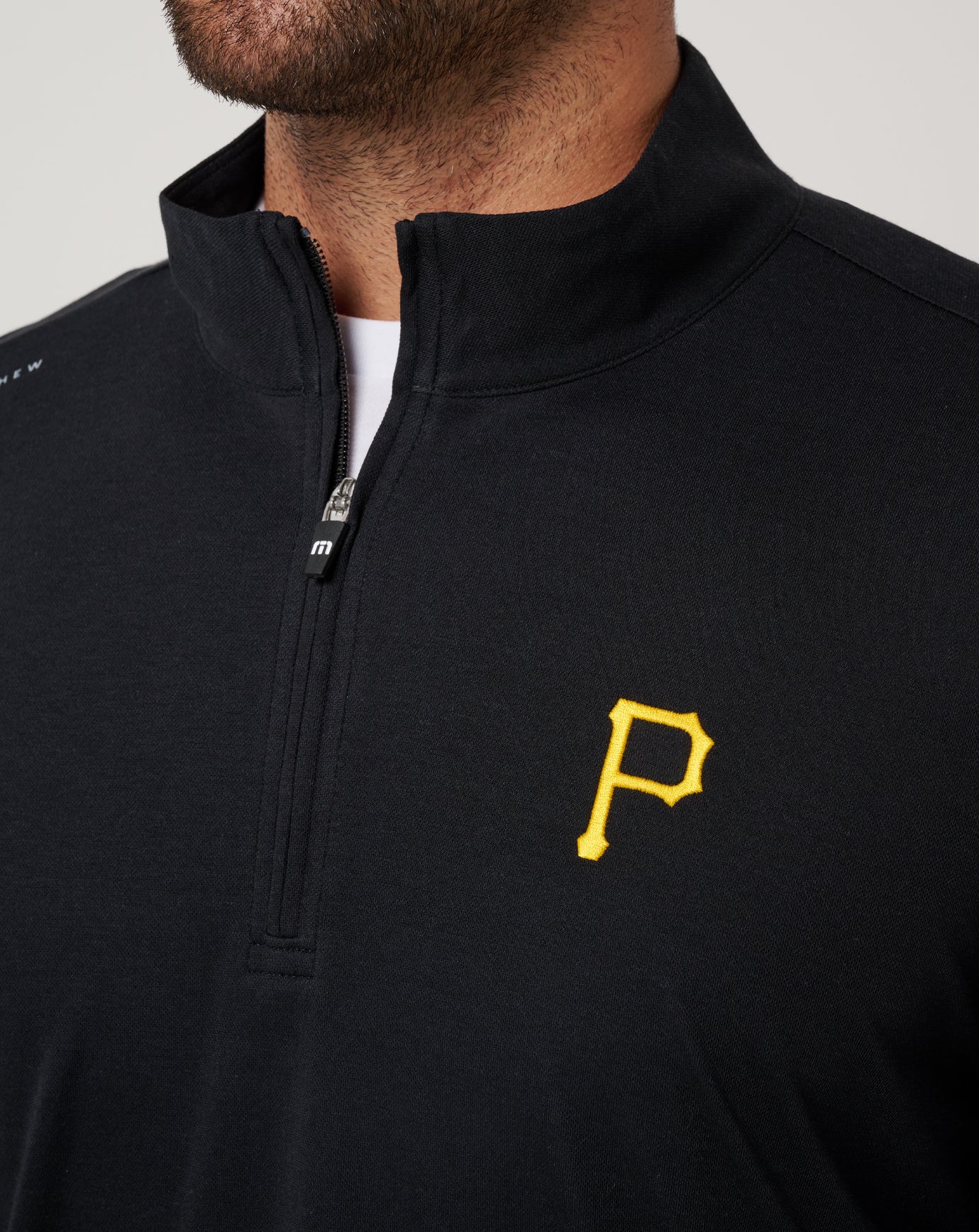 Travis Mathew Hot sale | Pittsburgh Pirates Time To Tailgate Quarter Zip