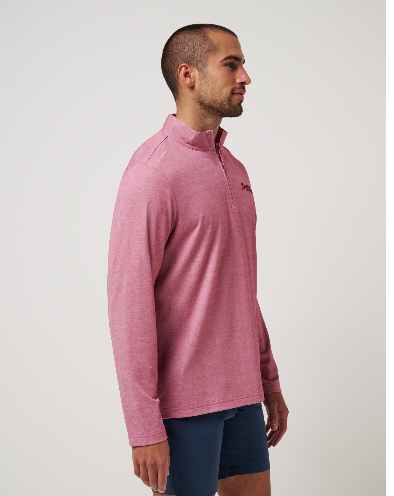Travis Mathew Online | Atlanta Braves Time To Tailgate Quarter Zip