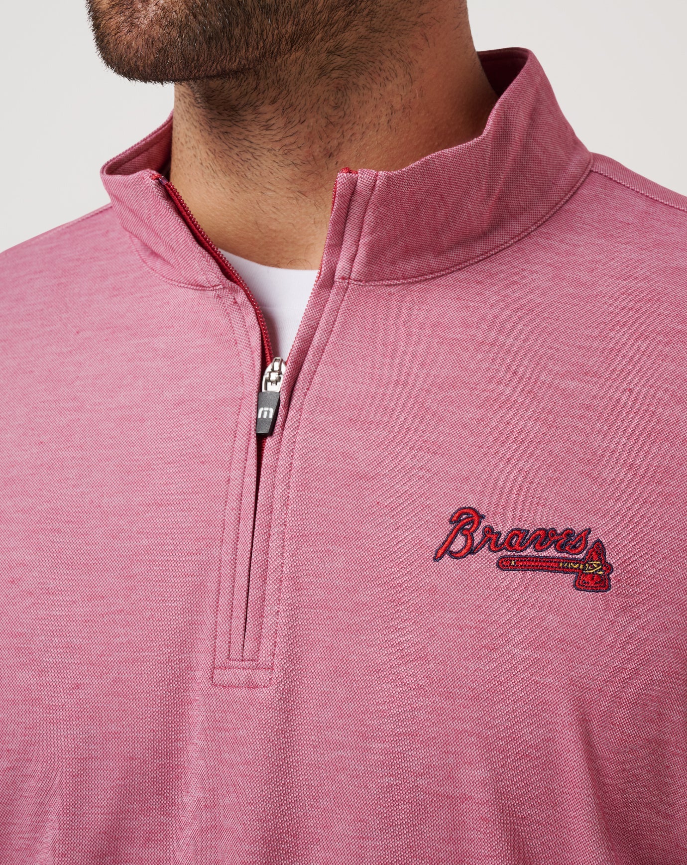 Travis Mathew Online | Atlanta Braves Time To Tailgate Quarter Zip