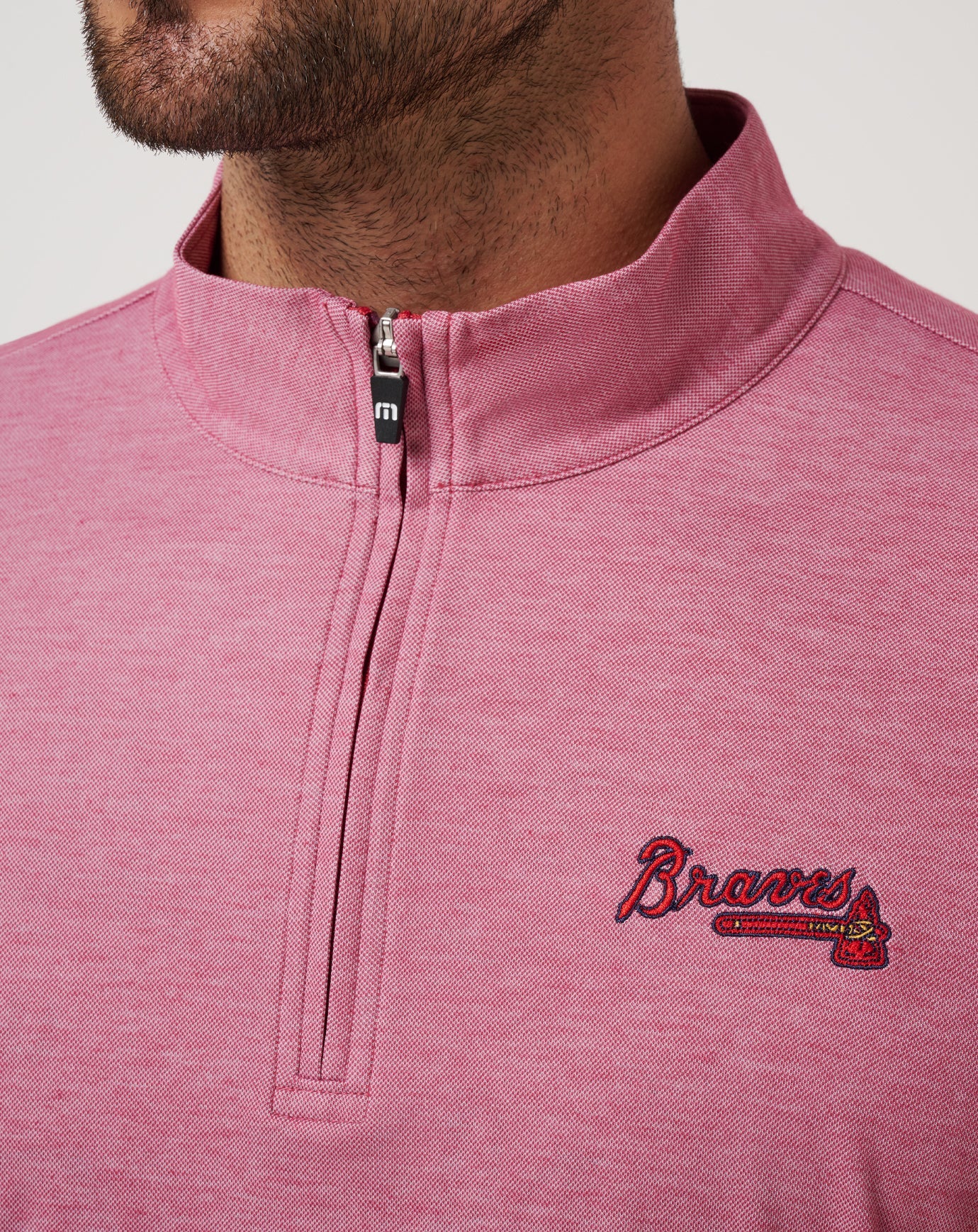 Travis Mathew Online | Atlanta Braves Time To Tailgate Quarter Zip