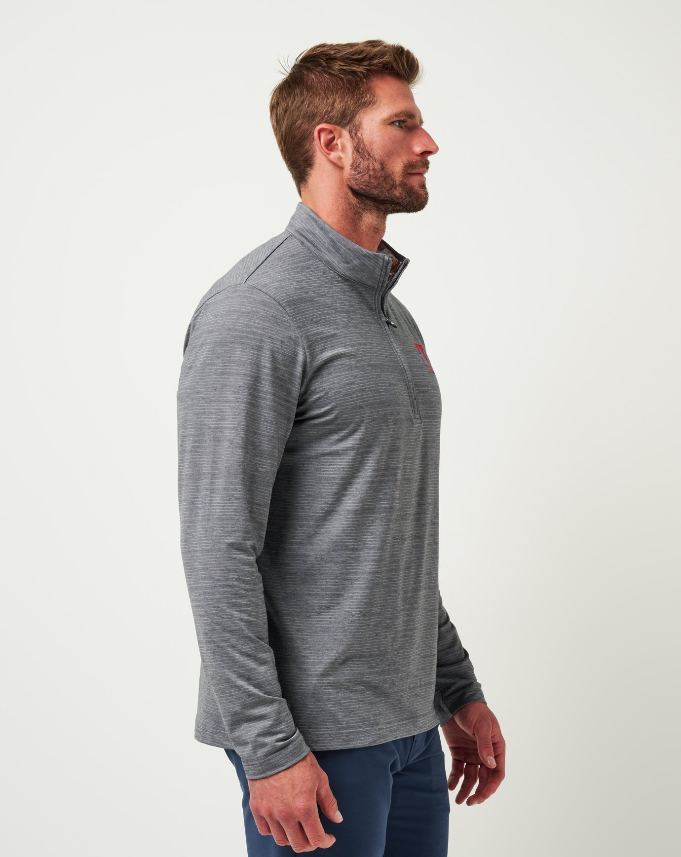Travis Mathew Sale | Texas Rangers The Heater Quarter Zip
