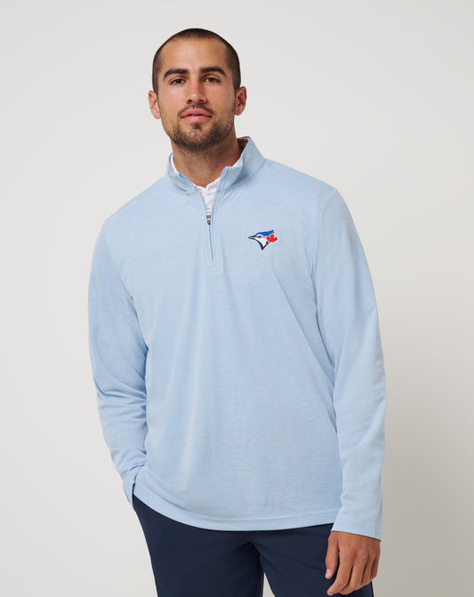 Travis Mathew New | Toronto Blue Jays Time To Tailgate Quarter Zip
