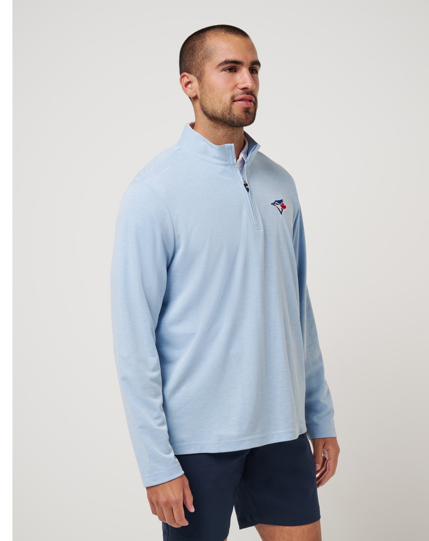 Travis Mathew New | Toronto Blue Jays Time To Tailgate Quarter Zip