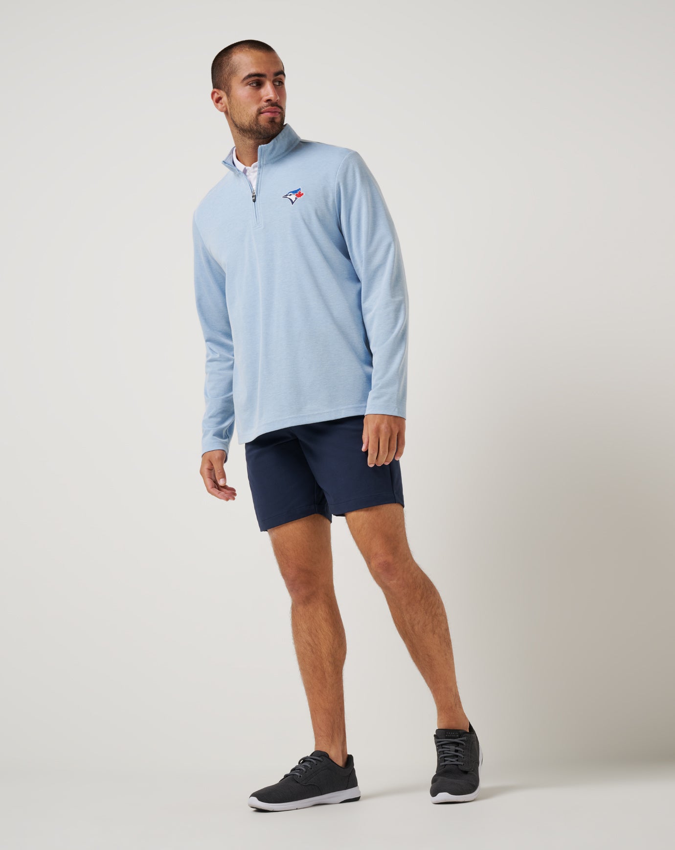Travis Mathew New | Toronto Blue Jays Time To Tailgate Quarter Zip