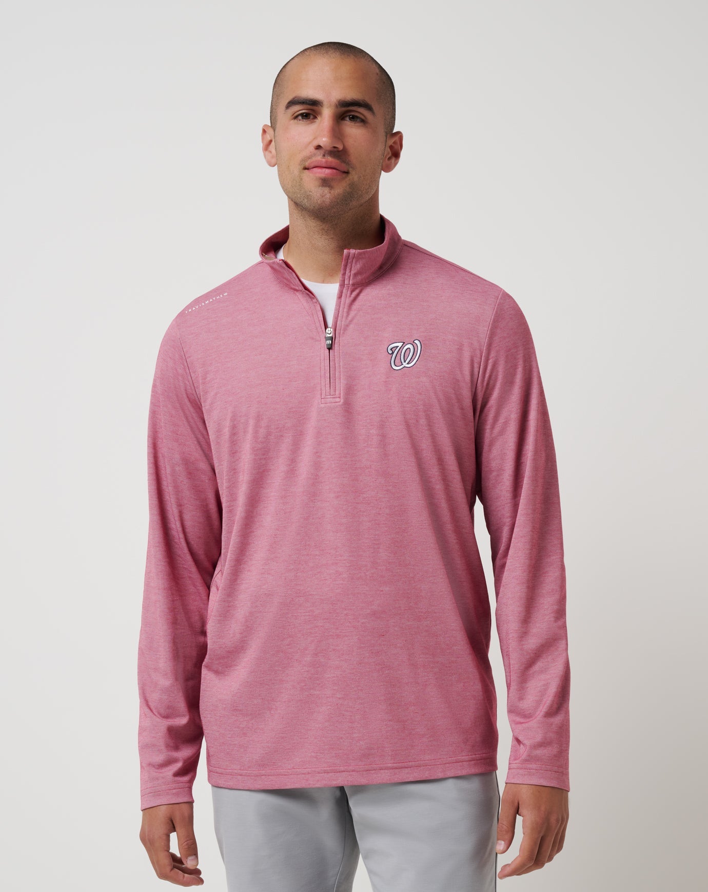 Travis Mathew Hot sale | Washington Nationals Time To Tailgate Quarter Zip