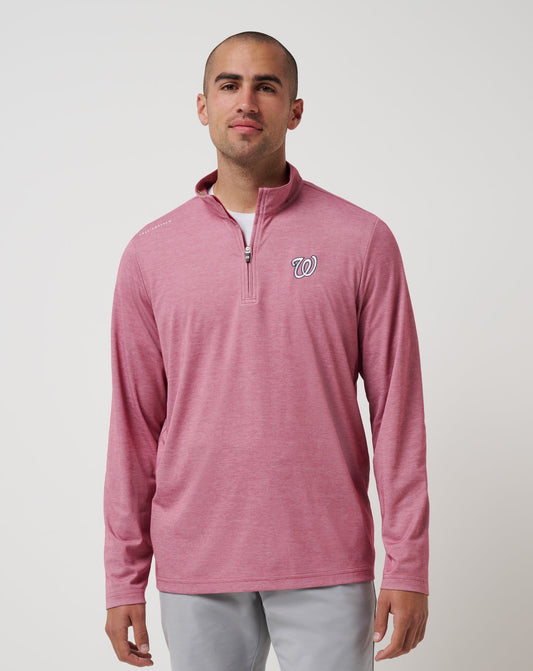Travis Mathew Hot sale | Washington Nationals Time To Tailgate Quarter Zip